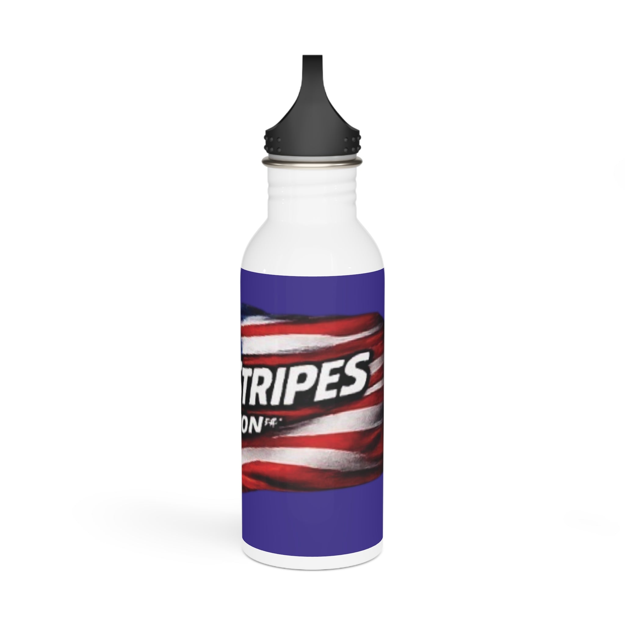 Stainless Steel Water Bottle — Stars & Stripes In Motion Patriotic Design