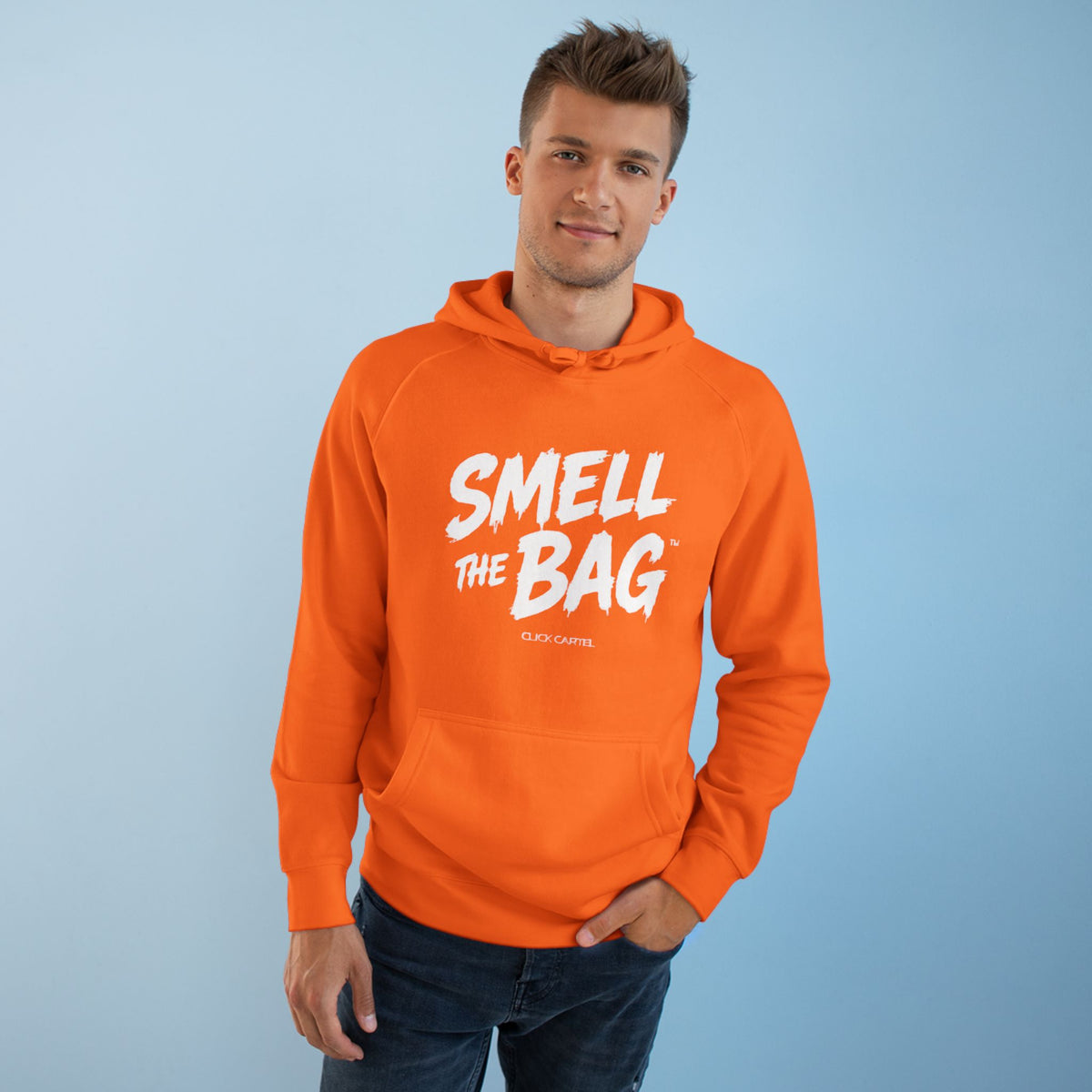 Smell The Bag Hoodie — Streetwear Money Graphic Pullover
