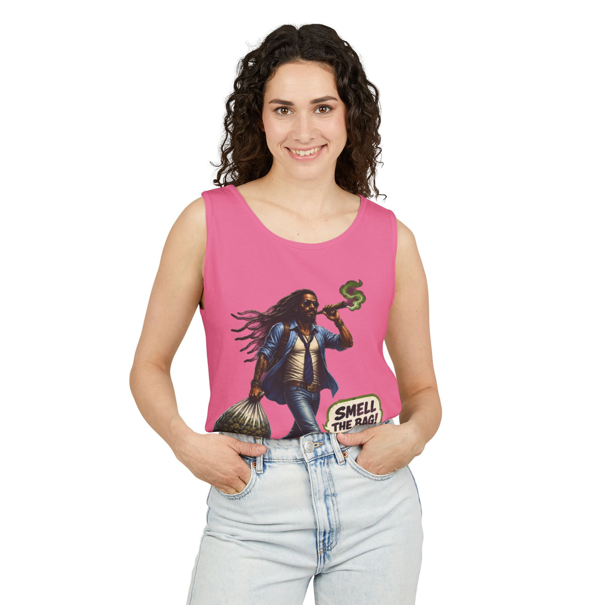 Smell The Bag | Rasta Guy Tank