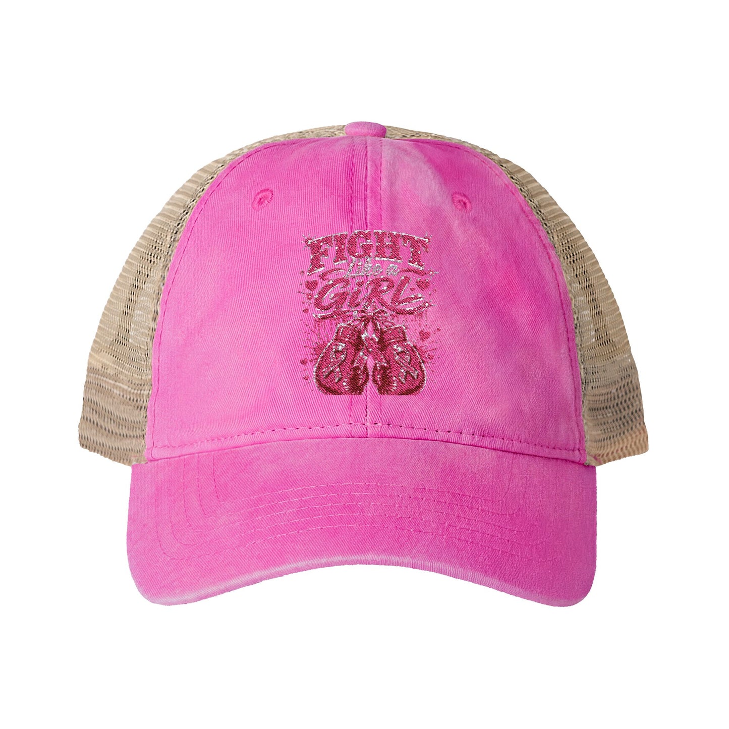 Women's Washed Mesh-Back Cap