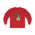 Funny Money-Themed Unisex Long Sleeve Tee - Perfect for Gifting, Birthday Celebrations, Humor, Casual Wear, Gift for Him and Her