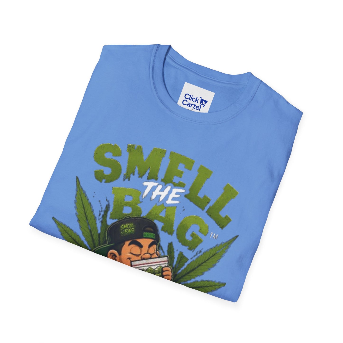 Smell The Bag T-Shirt – Funny Stoner Toon Graphic Tee
