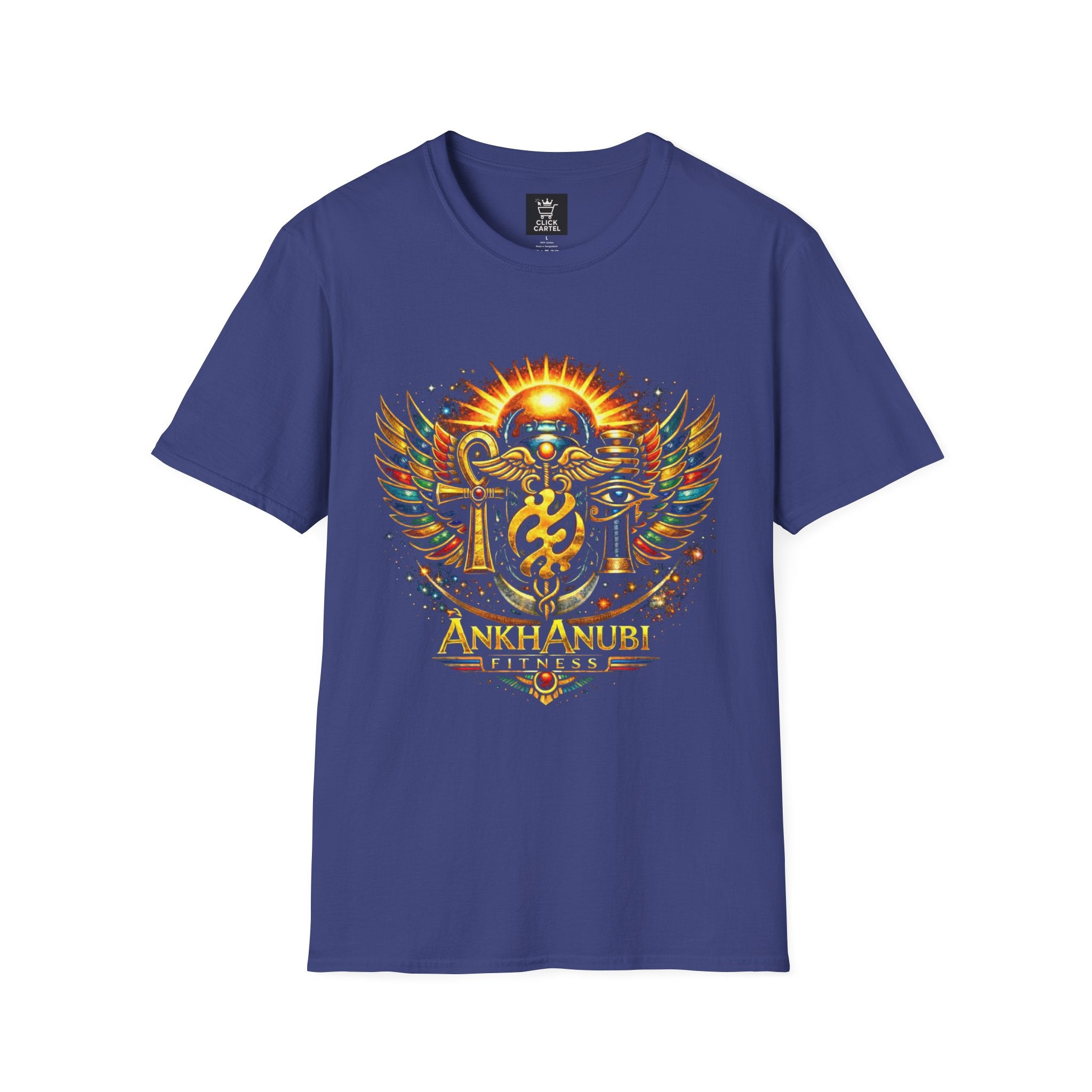 Ankh Anubis Egyptian Sun Winged Symbol T-Shirt