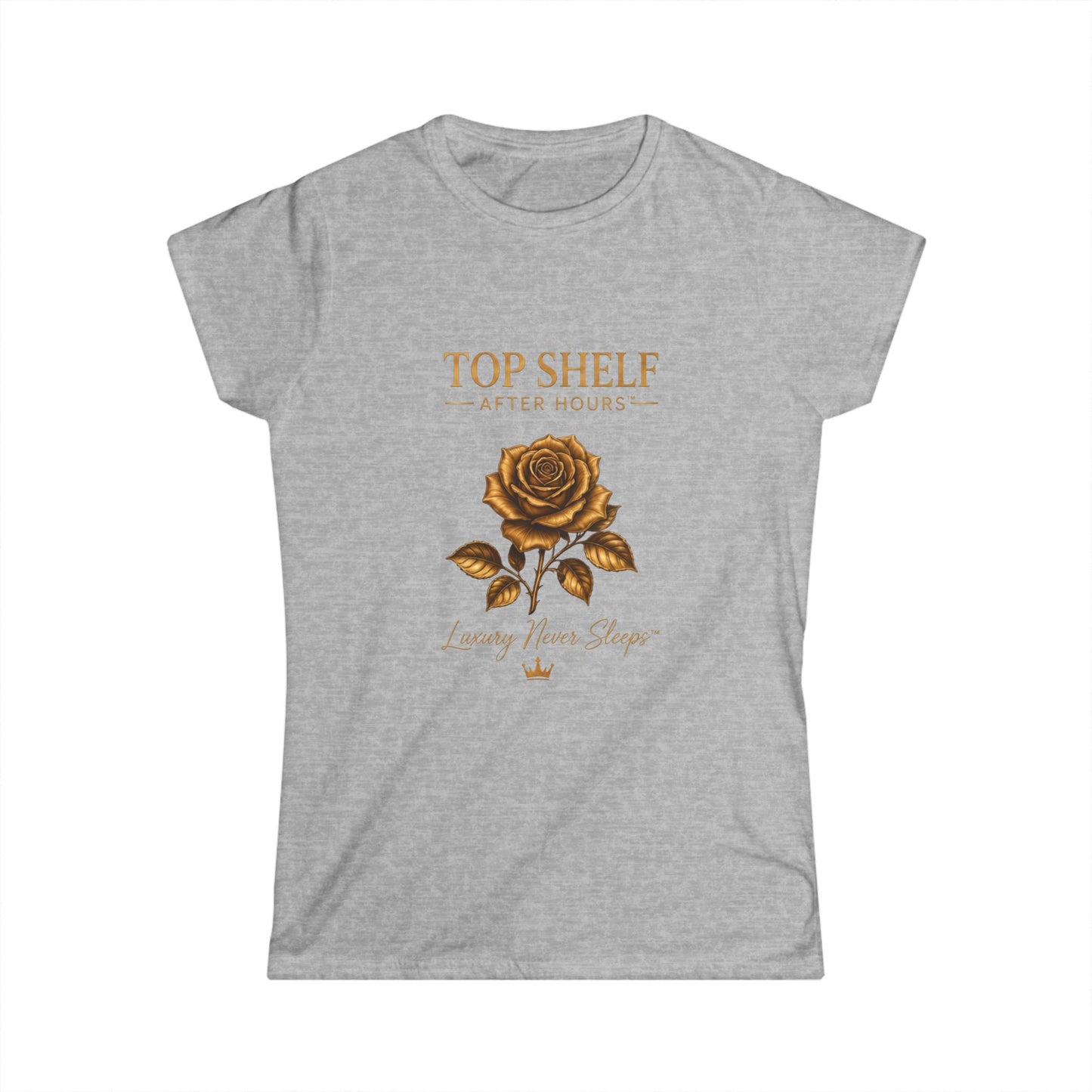 Top Shelf After Hours Rose Tee — Women's Floral Graphic T-Shirt