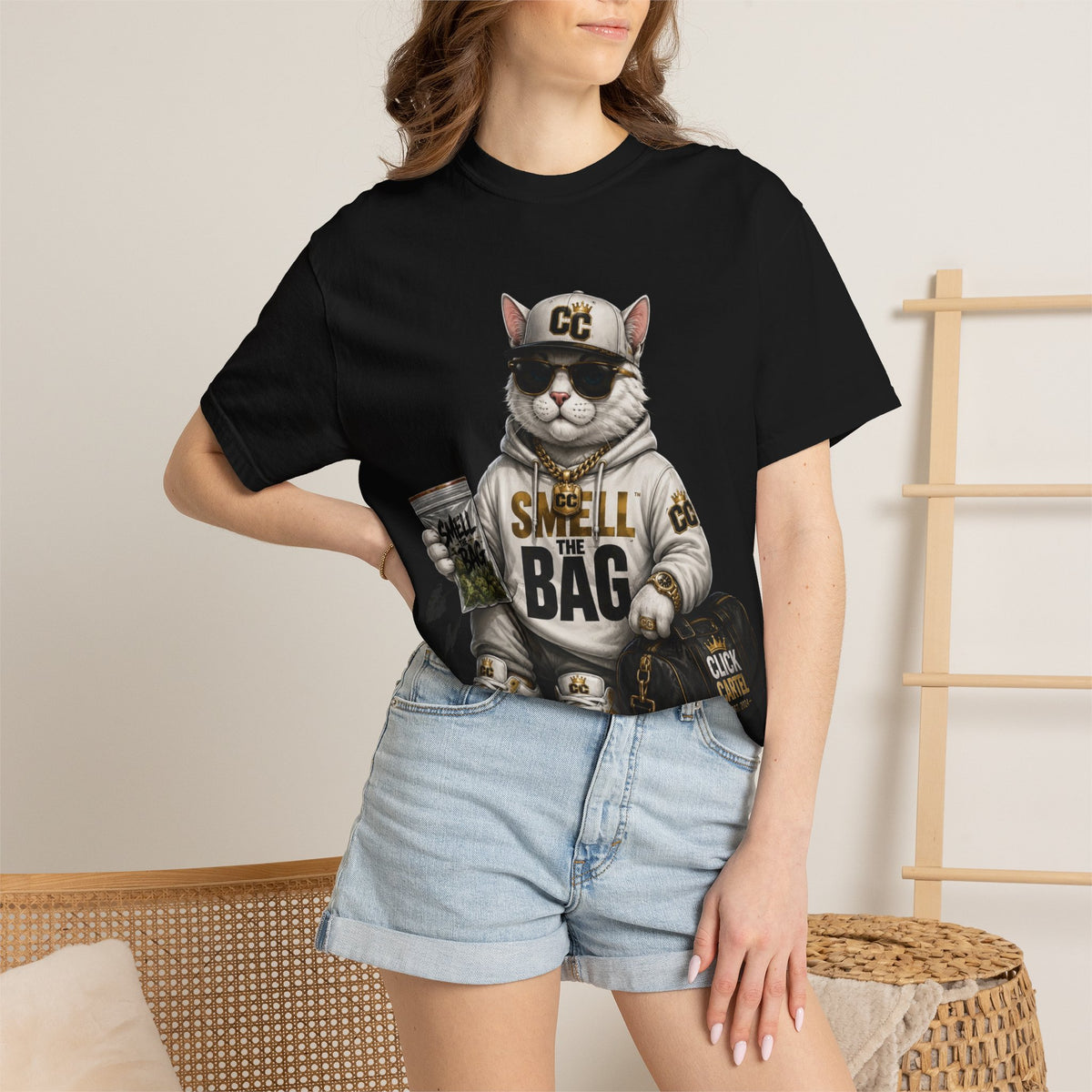 Cat Daddy | Smell the Bag Tee