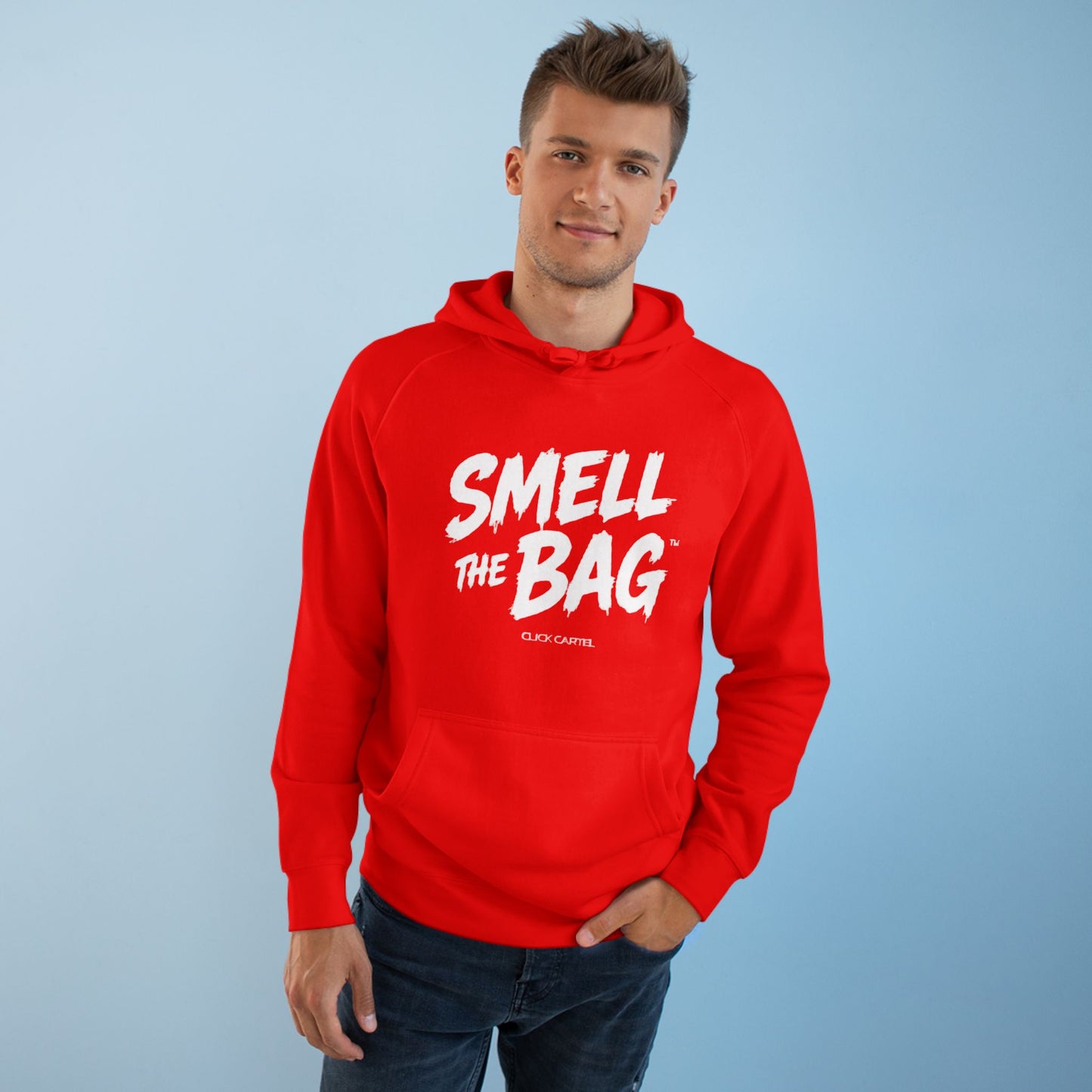 Smell The Bag Hoodie — Streetwear Money Graphic Pullover