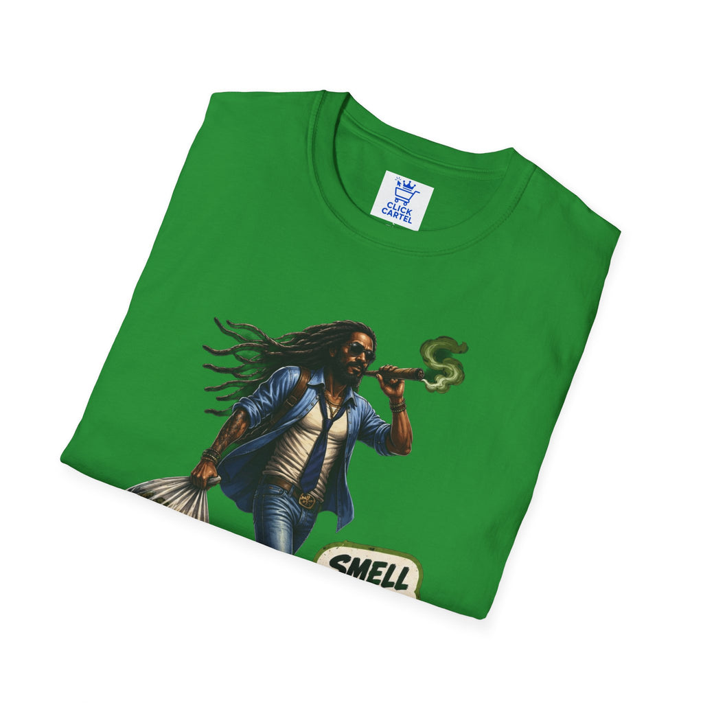 Smell the Bag Tee - Unisex Softstyle T-Shirt for Music Lovers, Festival Attire, Vintage Vibes, Casual Wear, Gift for Friends