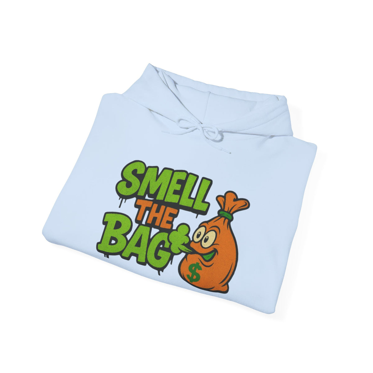 Smell the Bag Unisex Heavy Blend™ Hoodie - Stylish Casual Wear, Perfect Gift for Friends, Streetwear, Cozy Lounge, Urban Fashion
