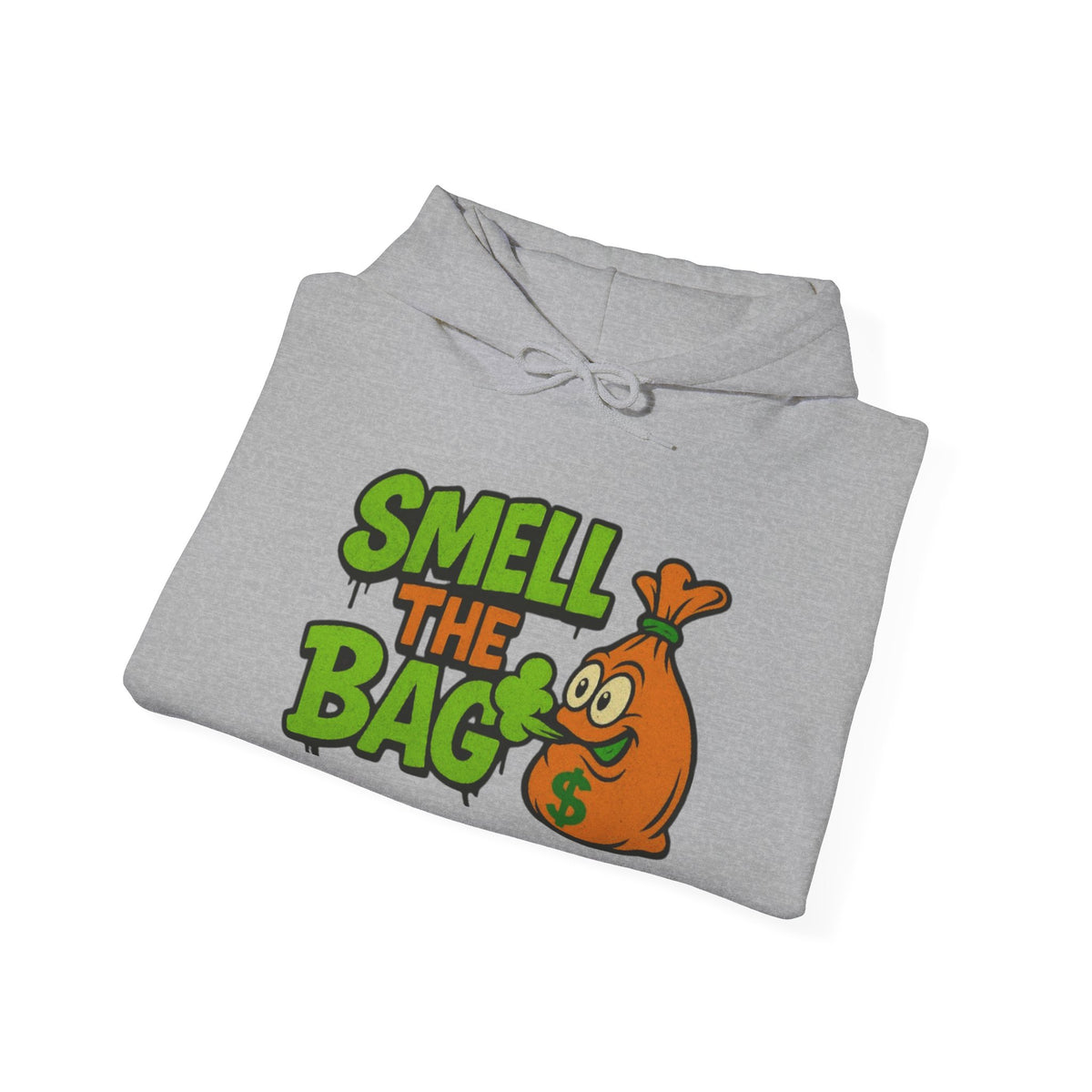 Smell the Bag Unisex Heavy Blend™ Hoodie - Stylish Casual Wear, Perfect Gift for Friends, Streetwear, Cozy Lounge, Urban Fashion
