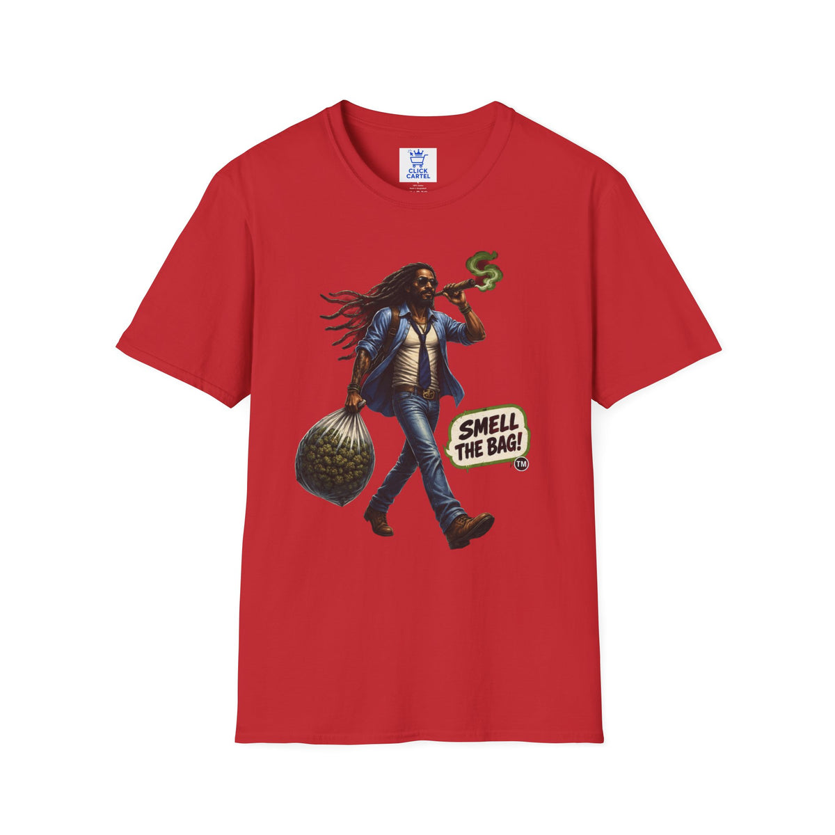 Smell The Bag | Rasta Man Tee