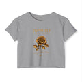 Top Shelf After Hours Rose Crop Top — Women’s Festival Graphic Tee
