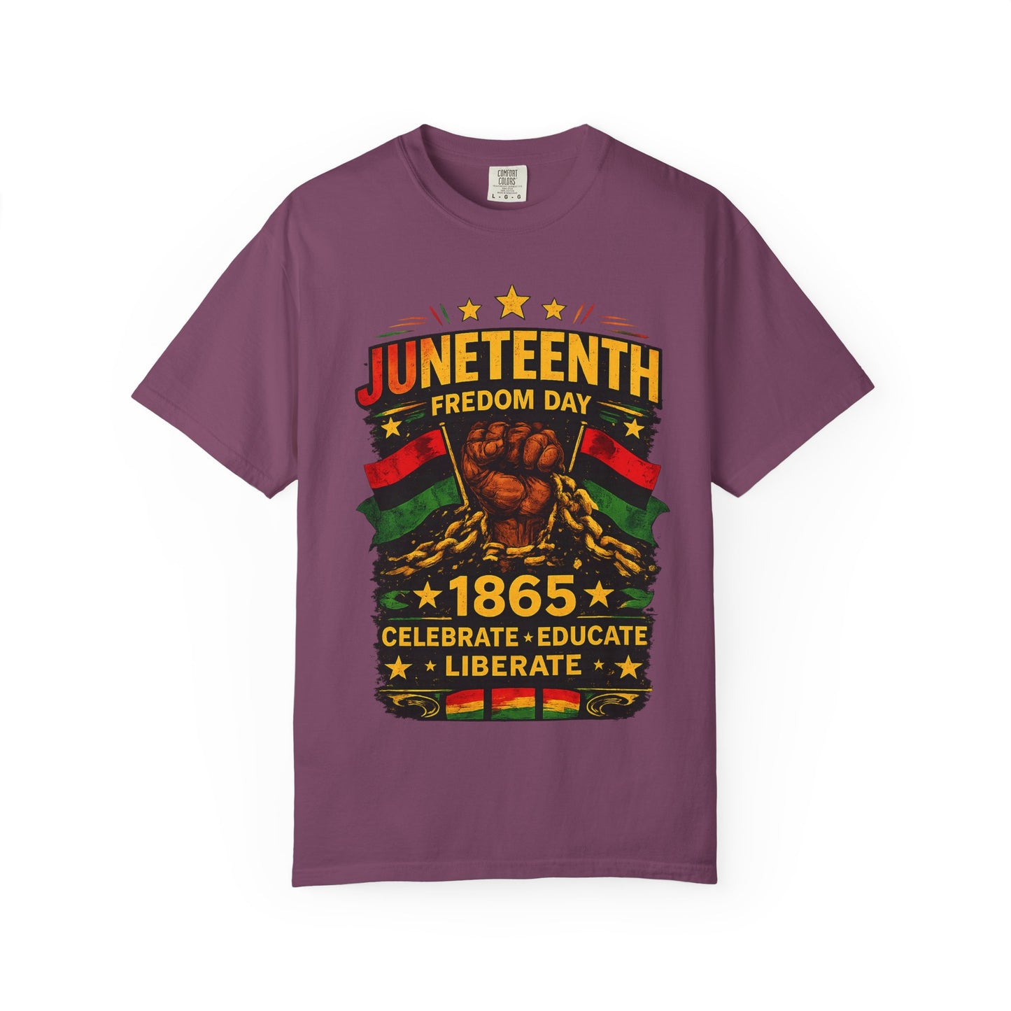 Juneteenth Freedom Day T-Shirt — 1865 Celebrate Educate Liberate