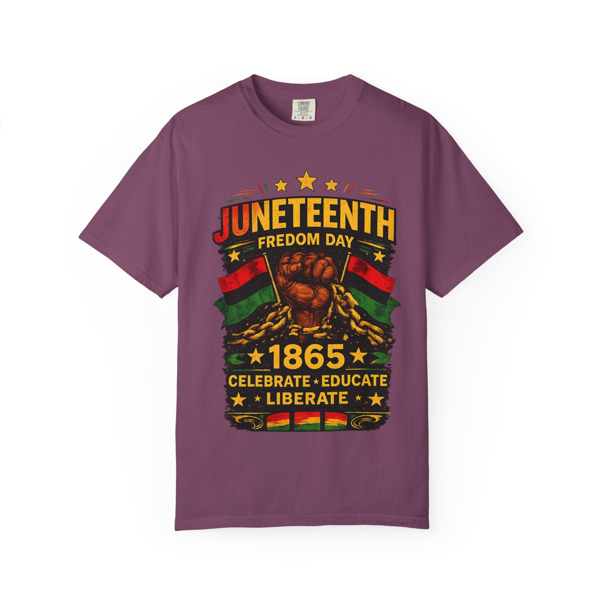 Juneteenth Freedom Day T-Shirt — 1865 Celebrate Educate Liberate