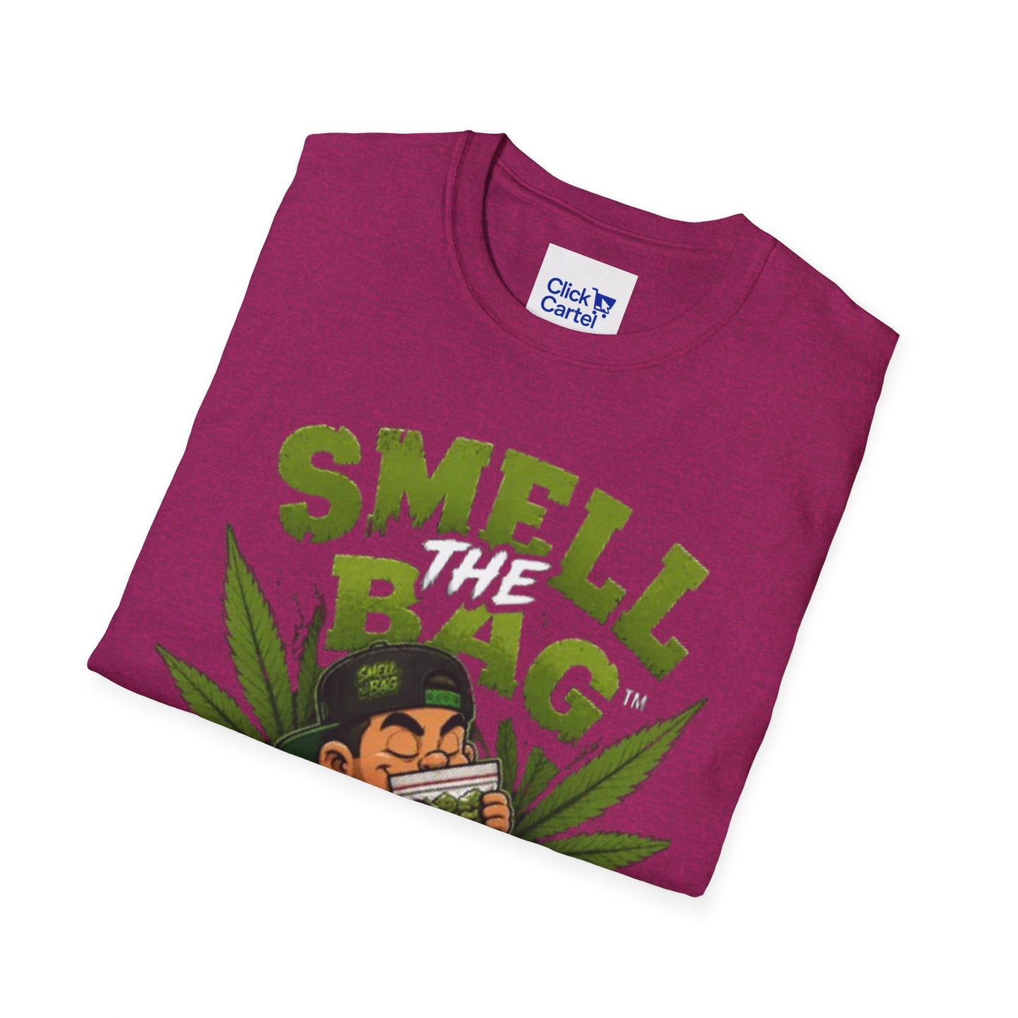 Smell The Bag T-Shirt – Funny Stoner Toon Graphic Tee