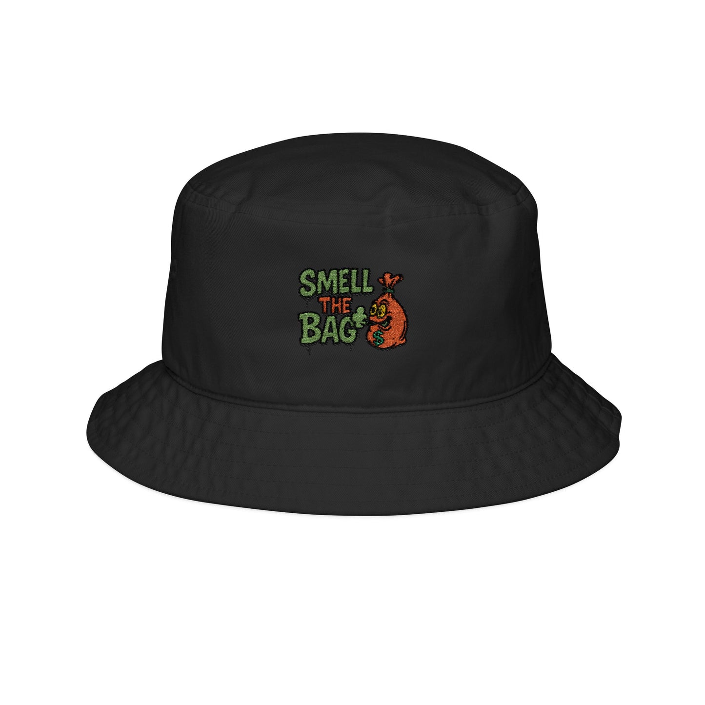 Smell The Bag| Embroidered Bucket Stoner Hat