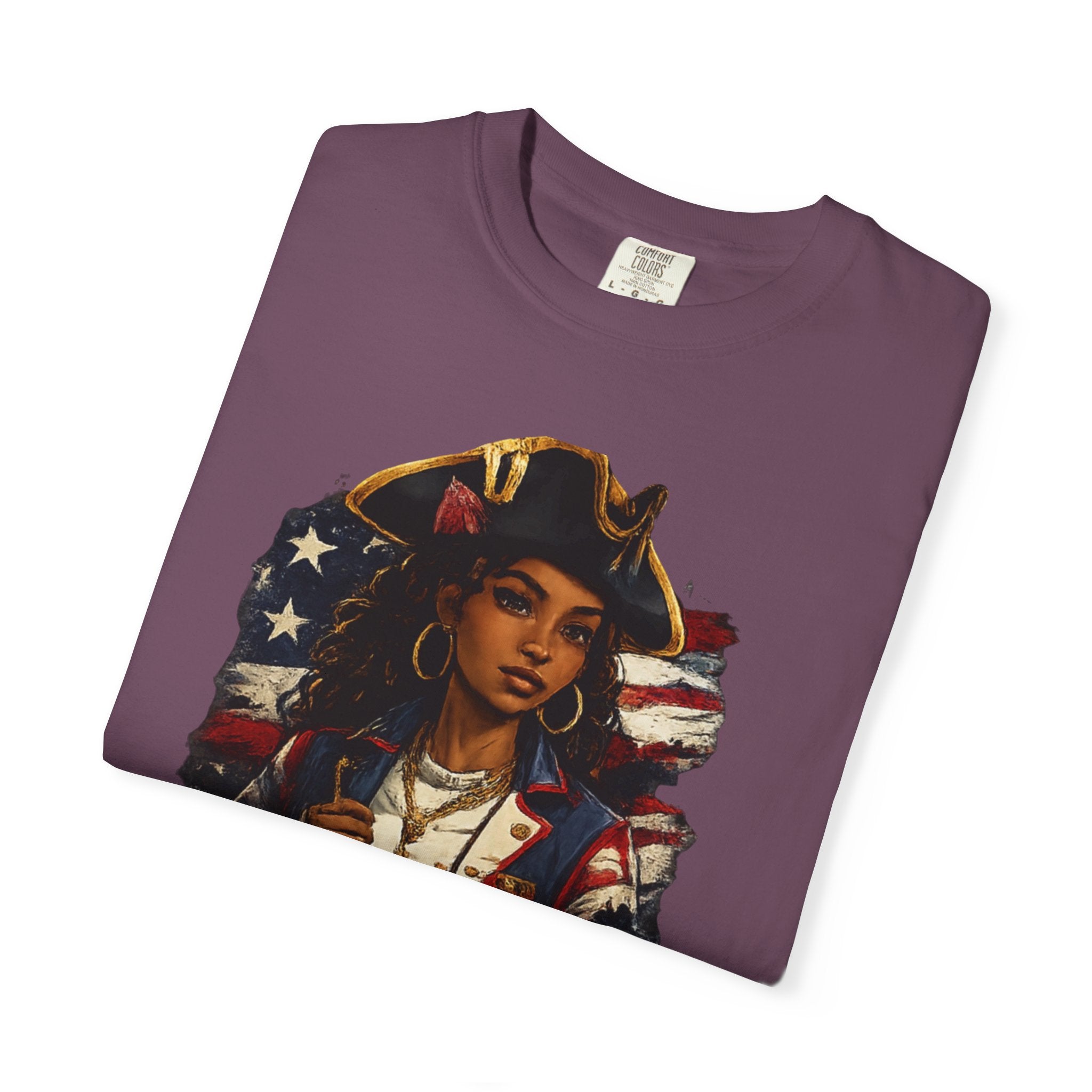 Stars, Stripes & Motion T-Shirt — Patriotic Revolutionary Graphic Tee