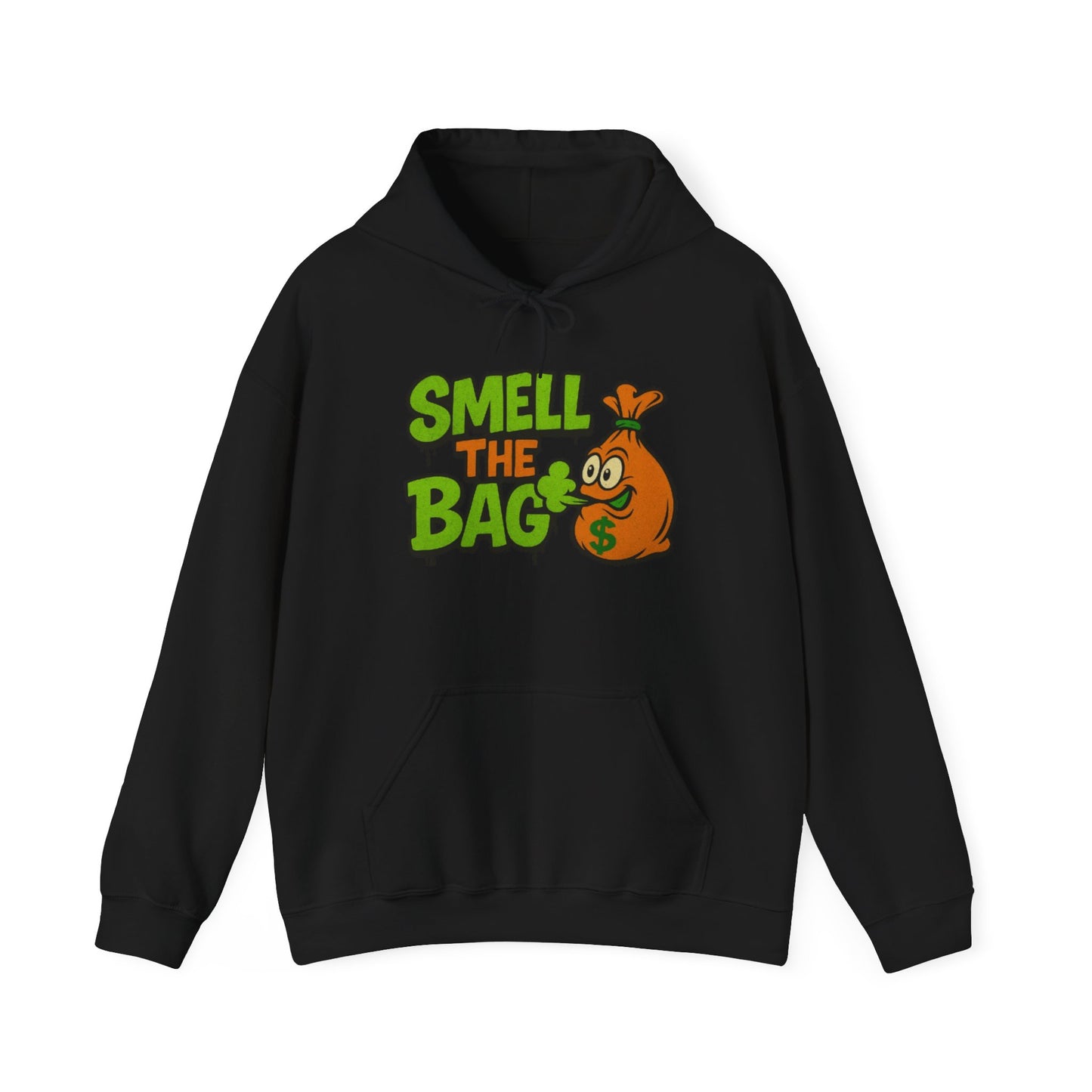 Smell the Bag Unisex Heavy Blend™ Hoodie - Stylish Casual Wear, Perfect Gift for Friends, Streetwear, Cozy Lounge, Urban Fashion
