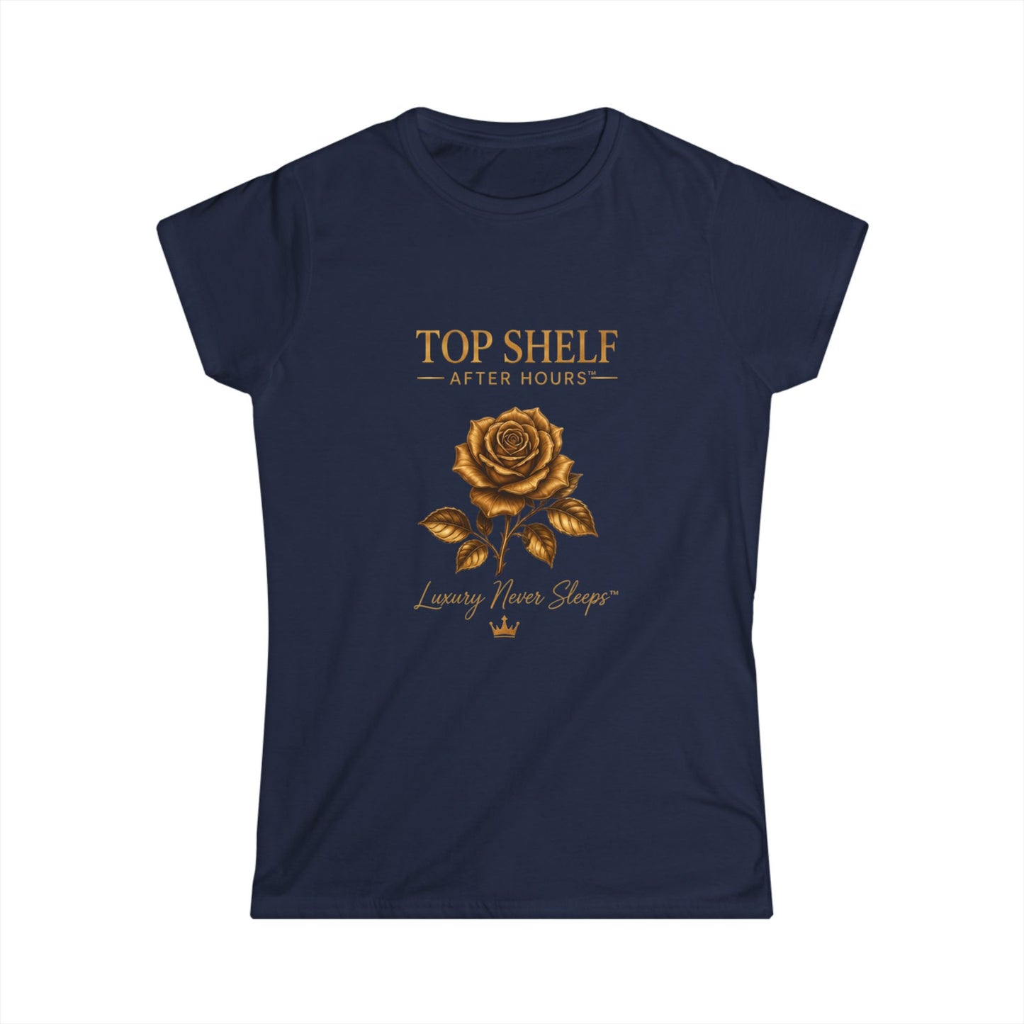 Top Shelf After Hours Rose Tee — Women's Floral Graphic T-Shirt