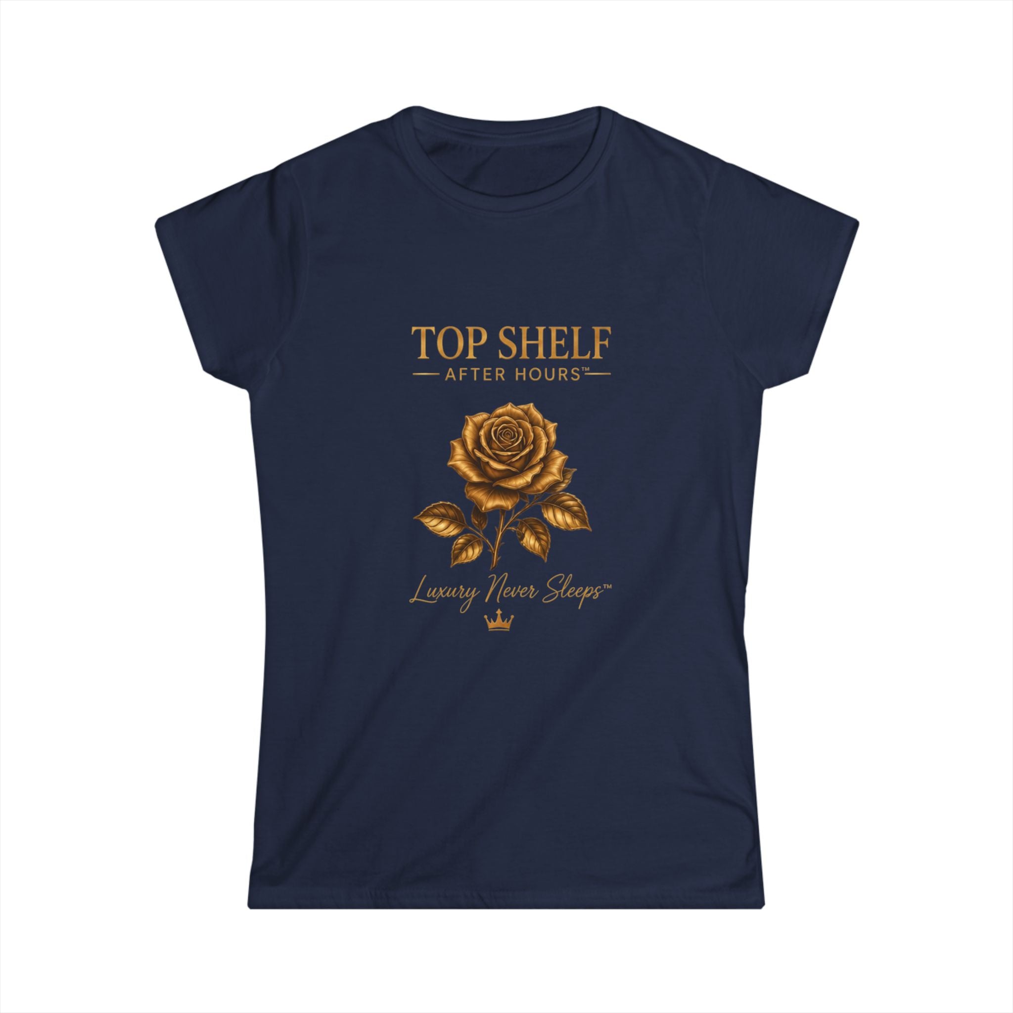 Top Shelf After Hours Rose Tee — Women's Floral Graphic T-Shirt