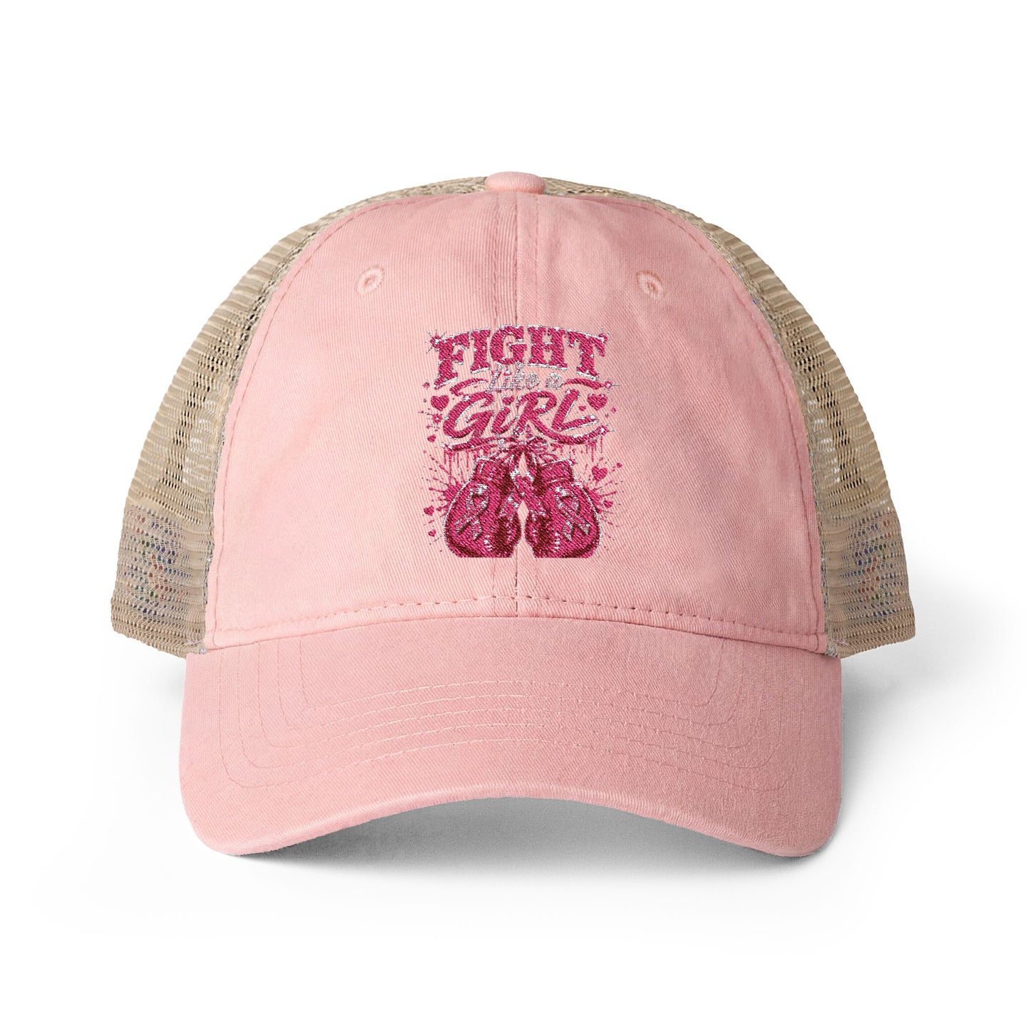 Women's Washed Mesh-Back Cap