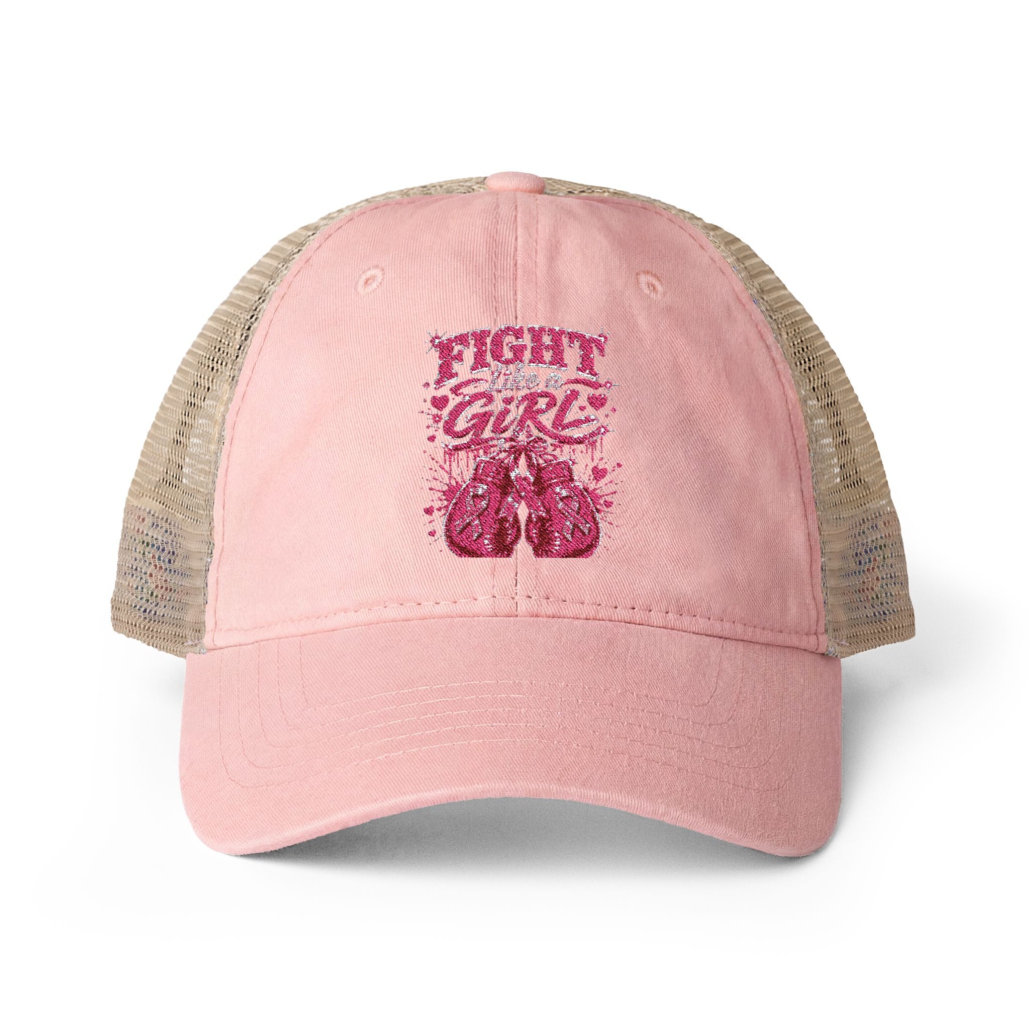 Women's Washed Mesh-Back Cap
