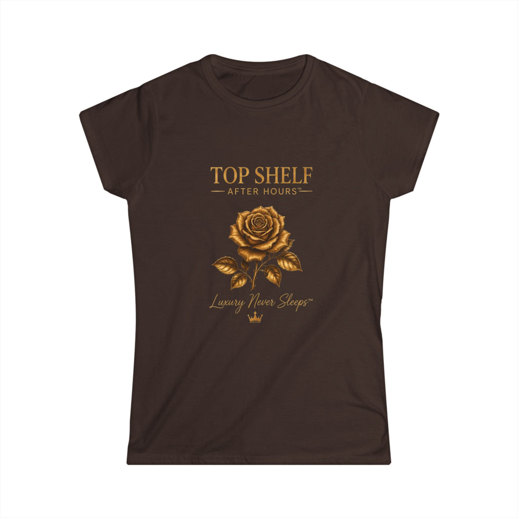 Top Shelf After Hours Rose Tee — Women's Floral Graphic T-Shirt