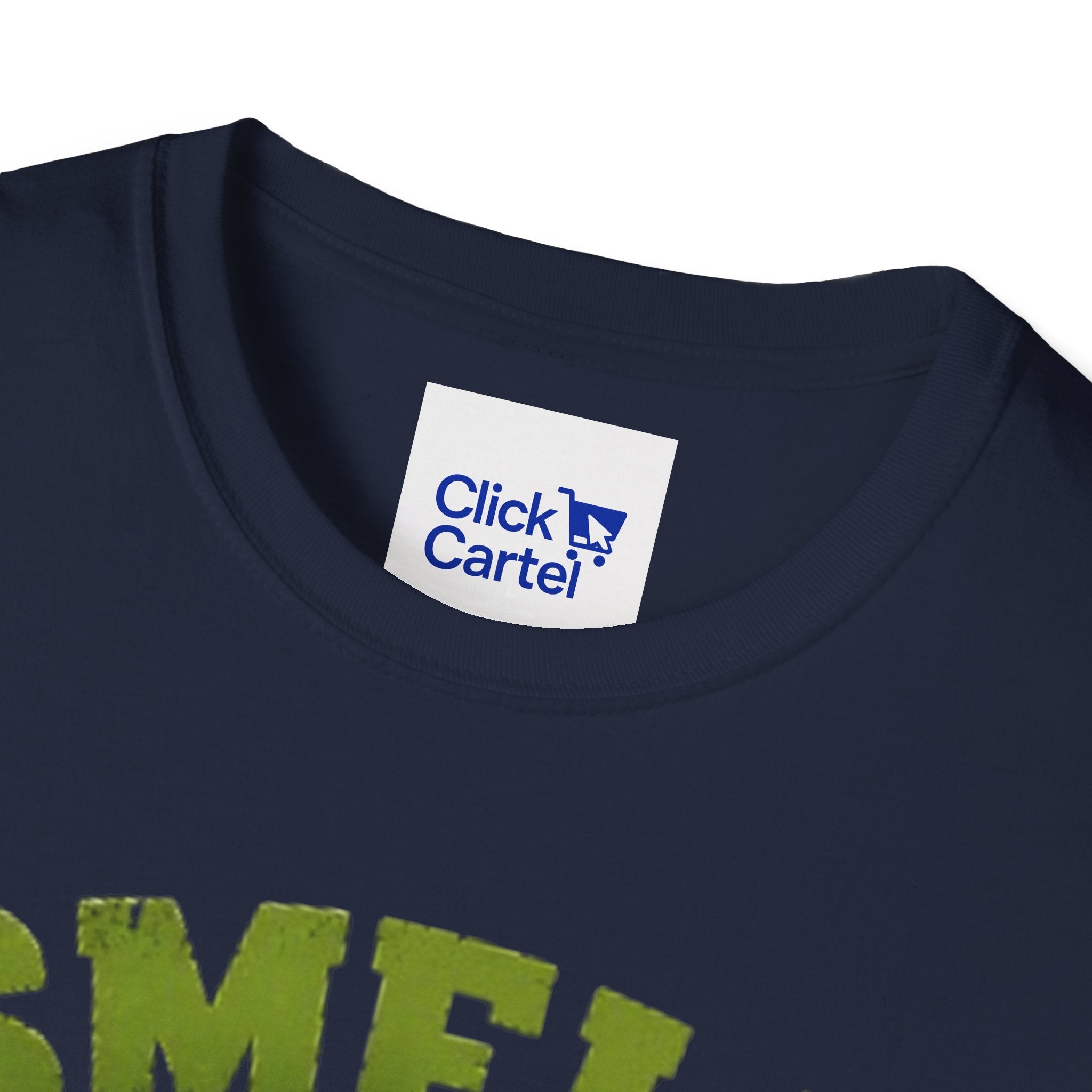 Smell The Bag T-Shirt — Funny Cannabis Graphic Tee (Good Weed, Good Vibes)