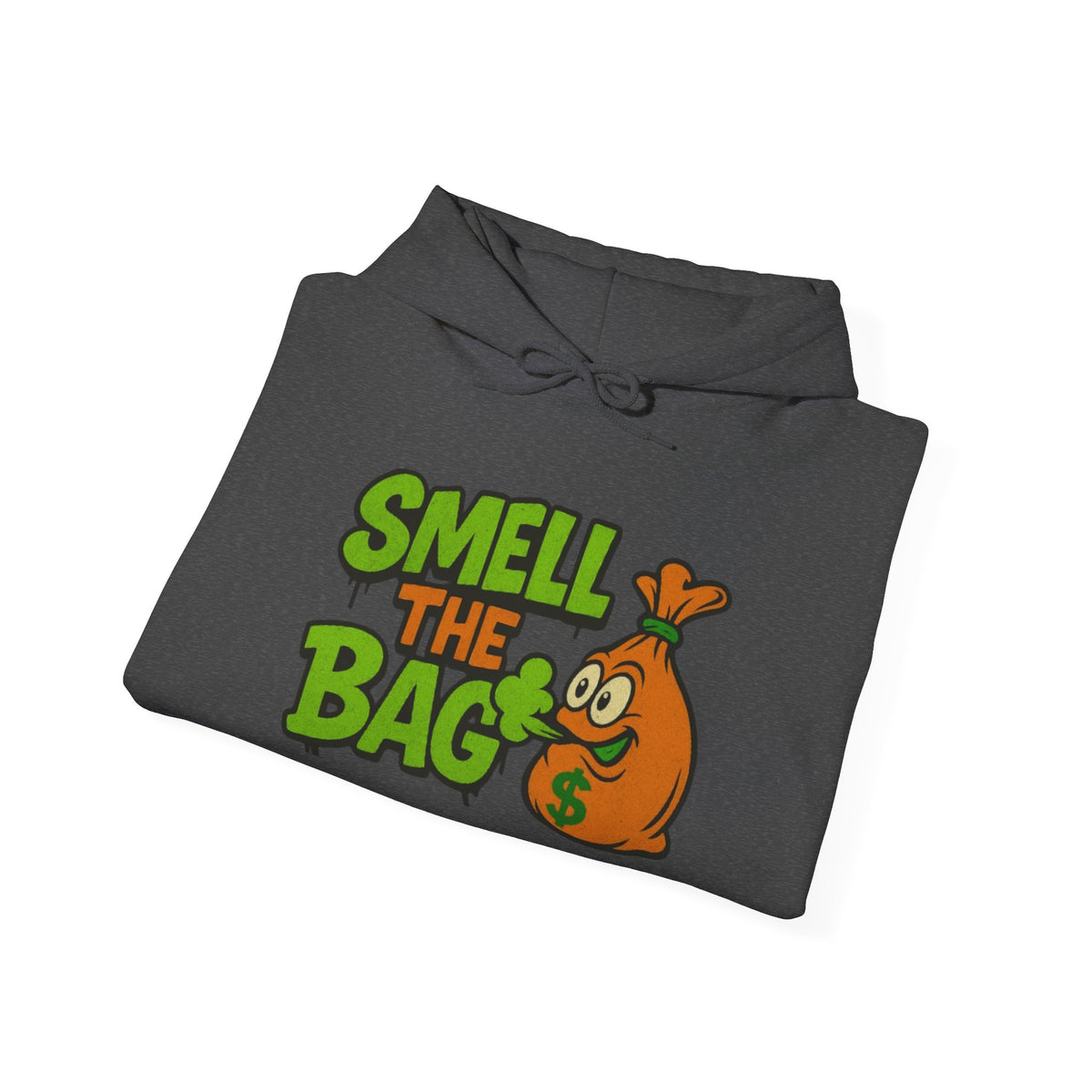Smell the Bag Unisex Heavy Blend™ Hoodie - Stylish Casual Wear, Perfect Gift for Friends, Streetwear, Cozy Lounge, Urban Fashion