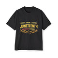 Juneteenth Freedom Energy T-Shirt — "Built From Legacy" Mens Oversized Tee