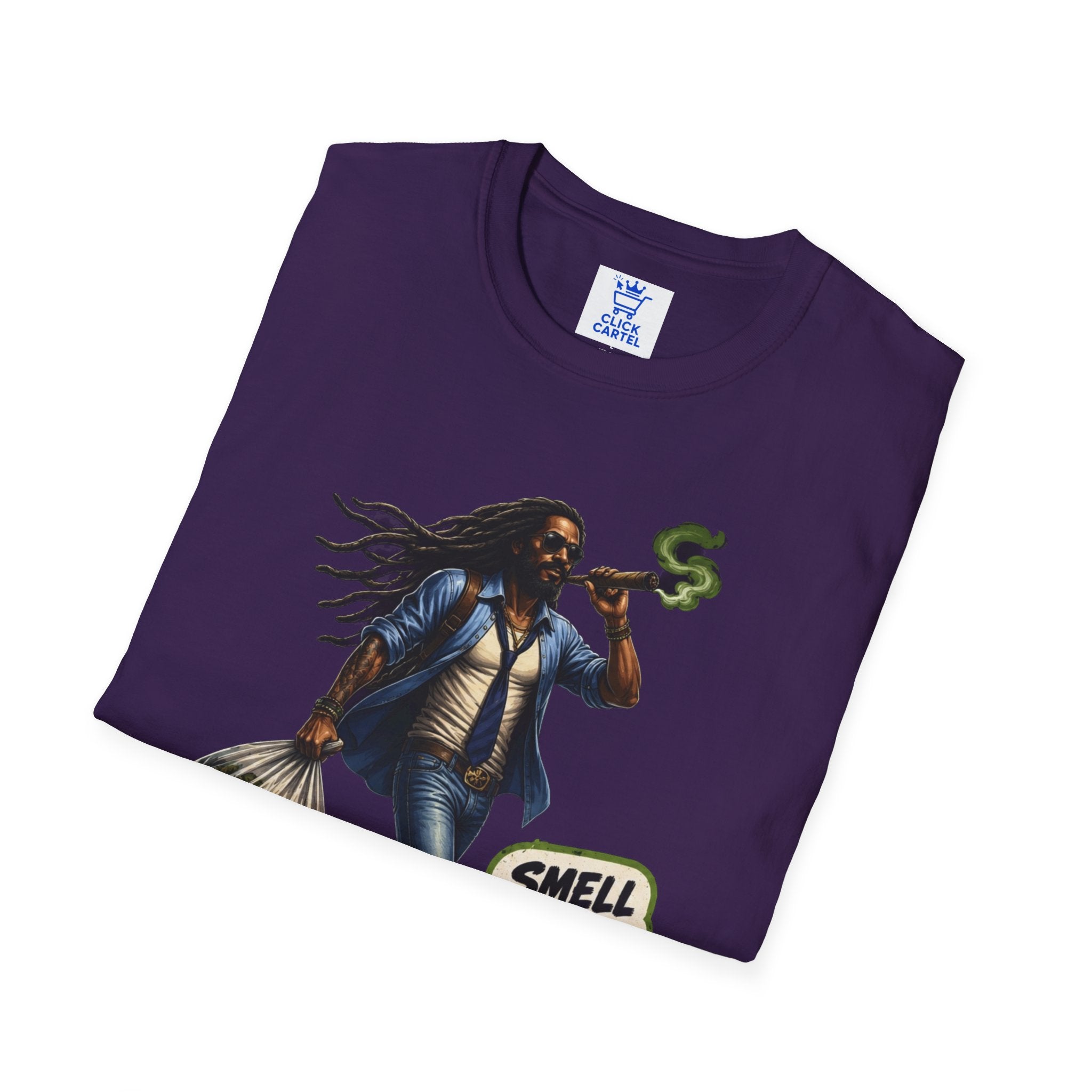 Smell the Bag Tee - Unisex Softstyle T-Shirt for Music Lovers, Festival Attire, Vintage Vibes, Casual Wear, Gift for Friends