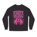 Fight Like a Girl Sweatshirt — Breast Cancer Awareness Boxing Crewneck