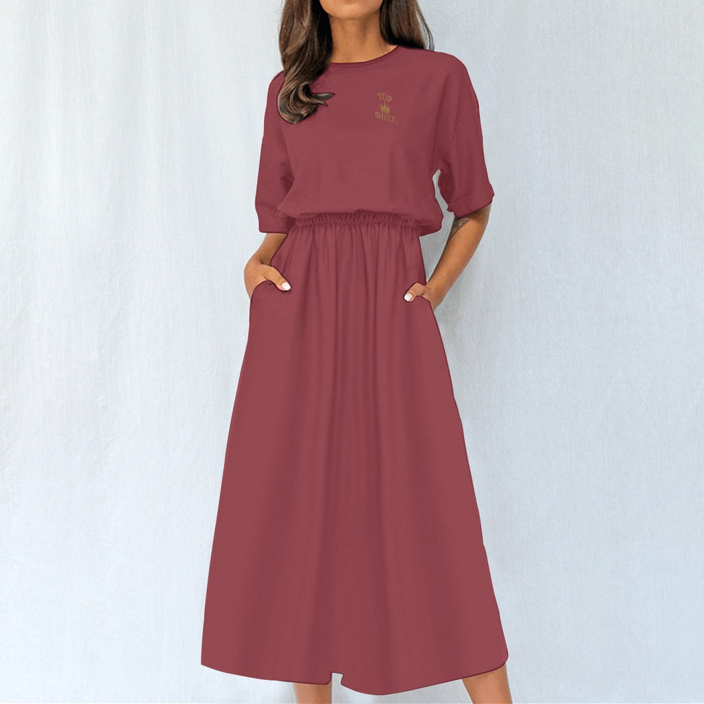 All-Over Print Women's Knee-Length Dress