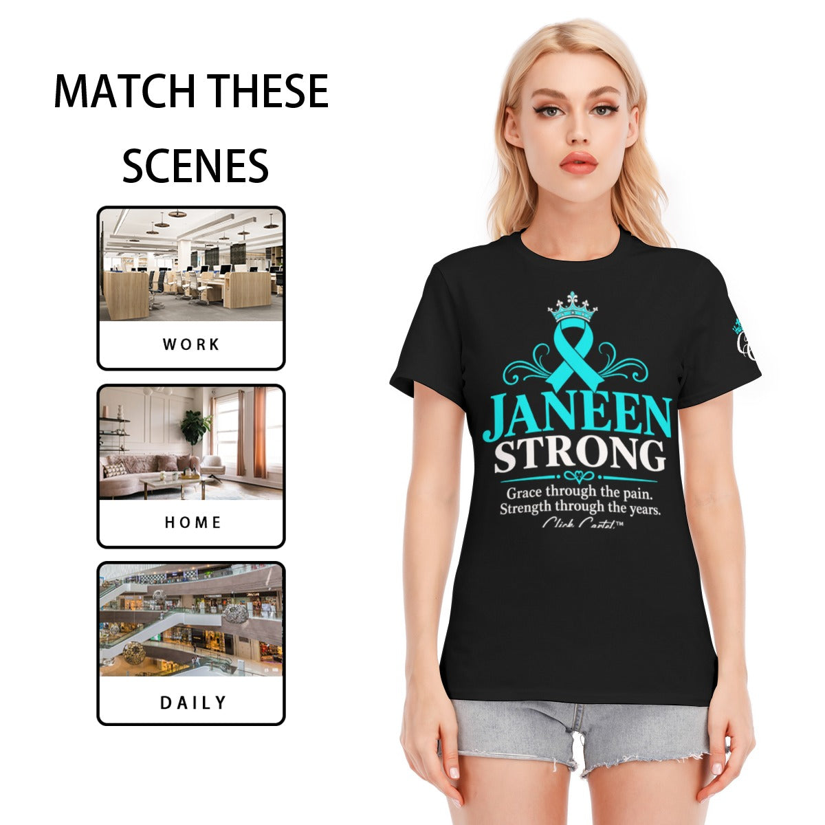 **STRONG – Trigeminal Neuralgia Awareness T-Shirt**