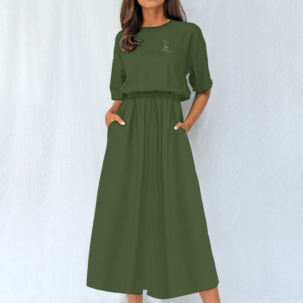 All-Over Print Women's Knee-Length Dress