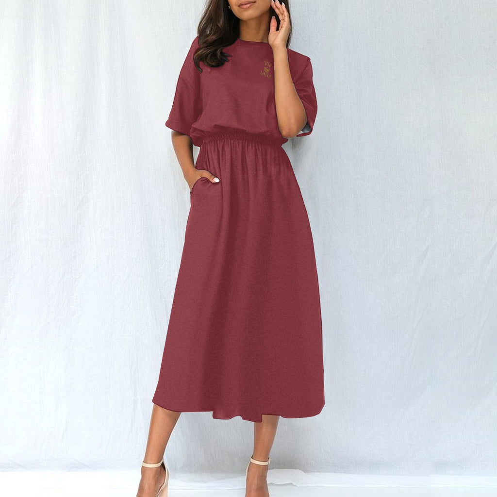 All-Over Print Women's Knee-Length Dress