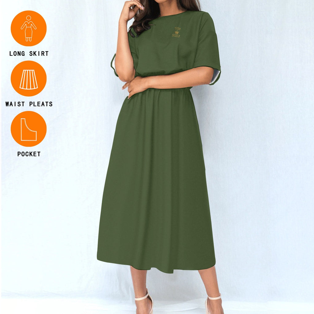 All-Over Print Women's Knee-Length Dress