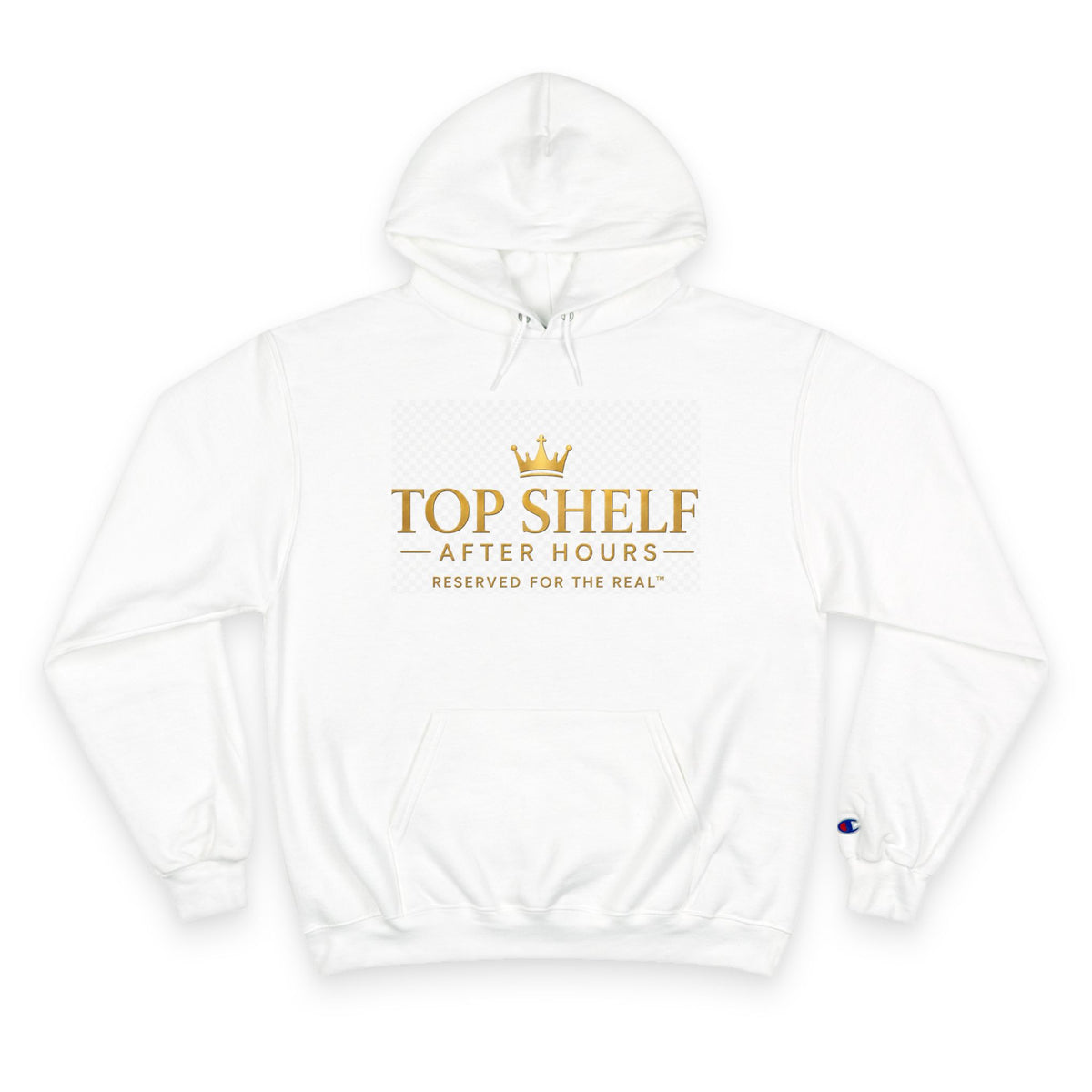Top Shelf Hoodie — "Top Shelf After Hours" Graphic Champion Hoodie
