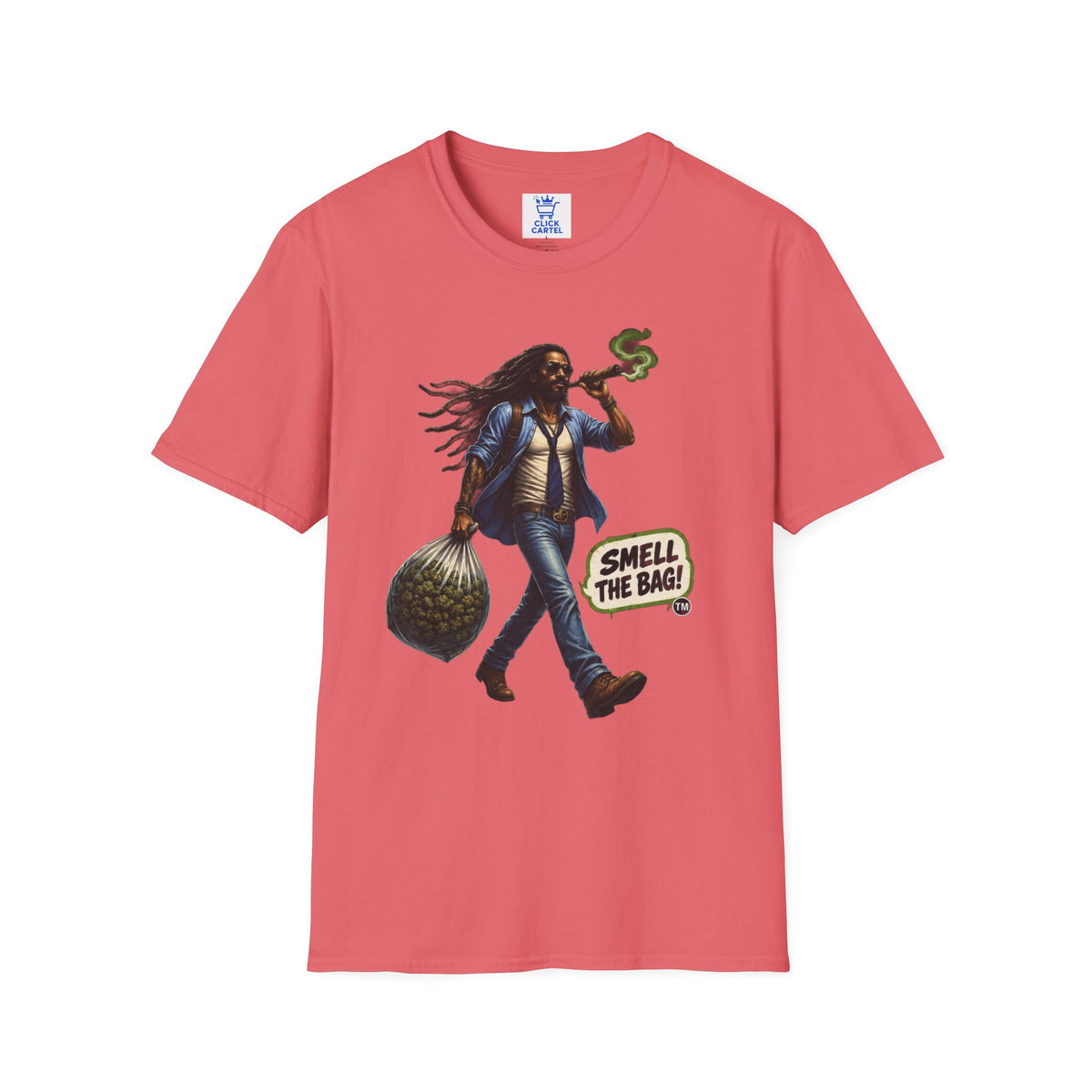 Smell The Bag | Rasta Man Tee