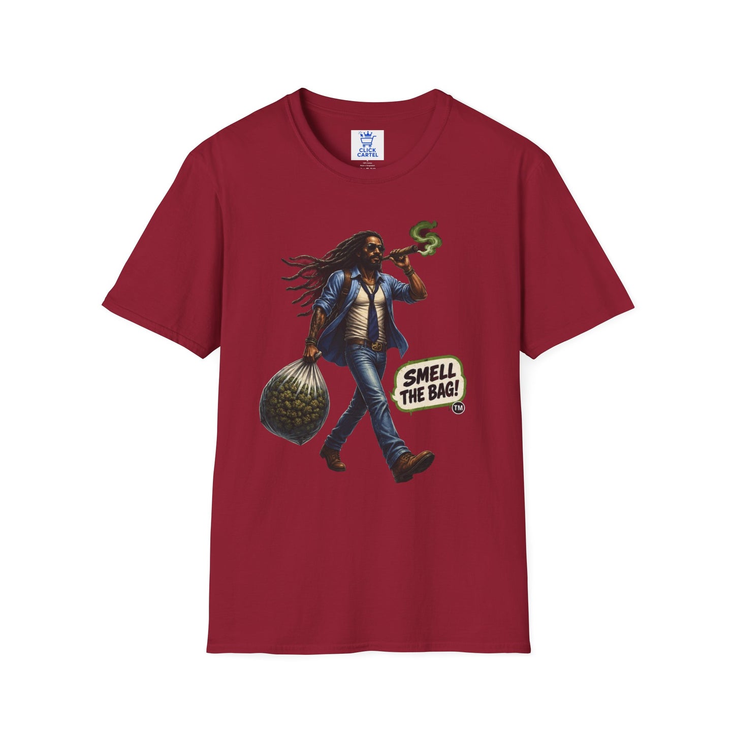 Smell The Bag | Rasta Man Tee