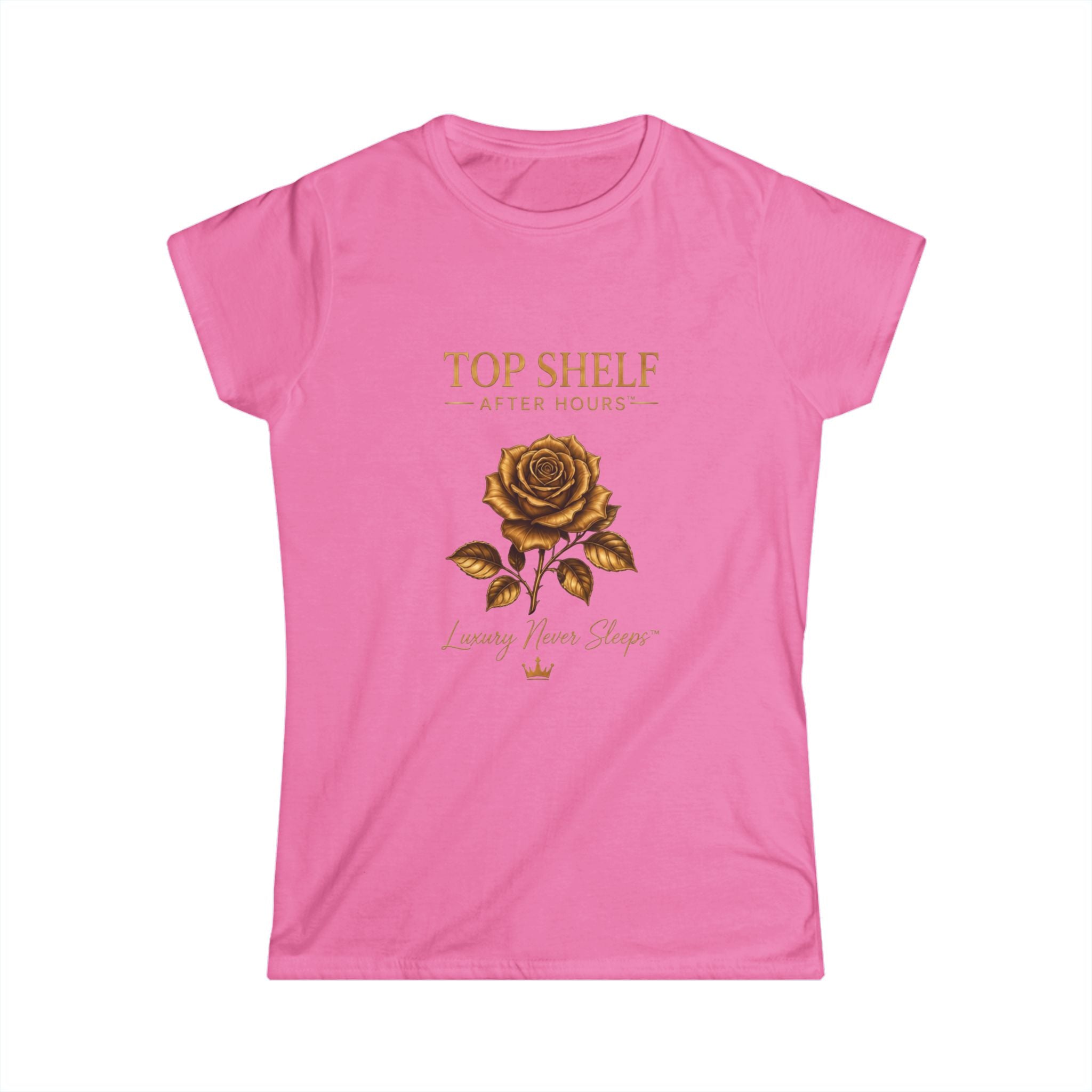 Top Shelf After Hours Rose Tee — Women's Floral Graphic T-Shirt