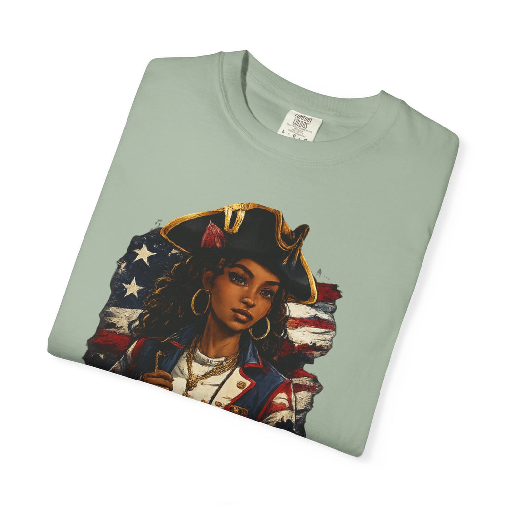 Stars, Stripes & Motion T-Shirt — Patriotic Revolutionary Graphic Tee