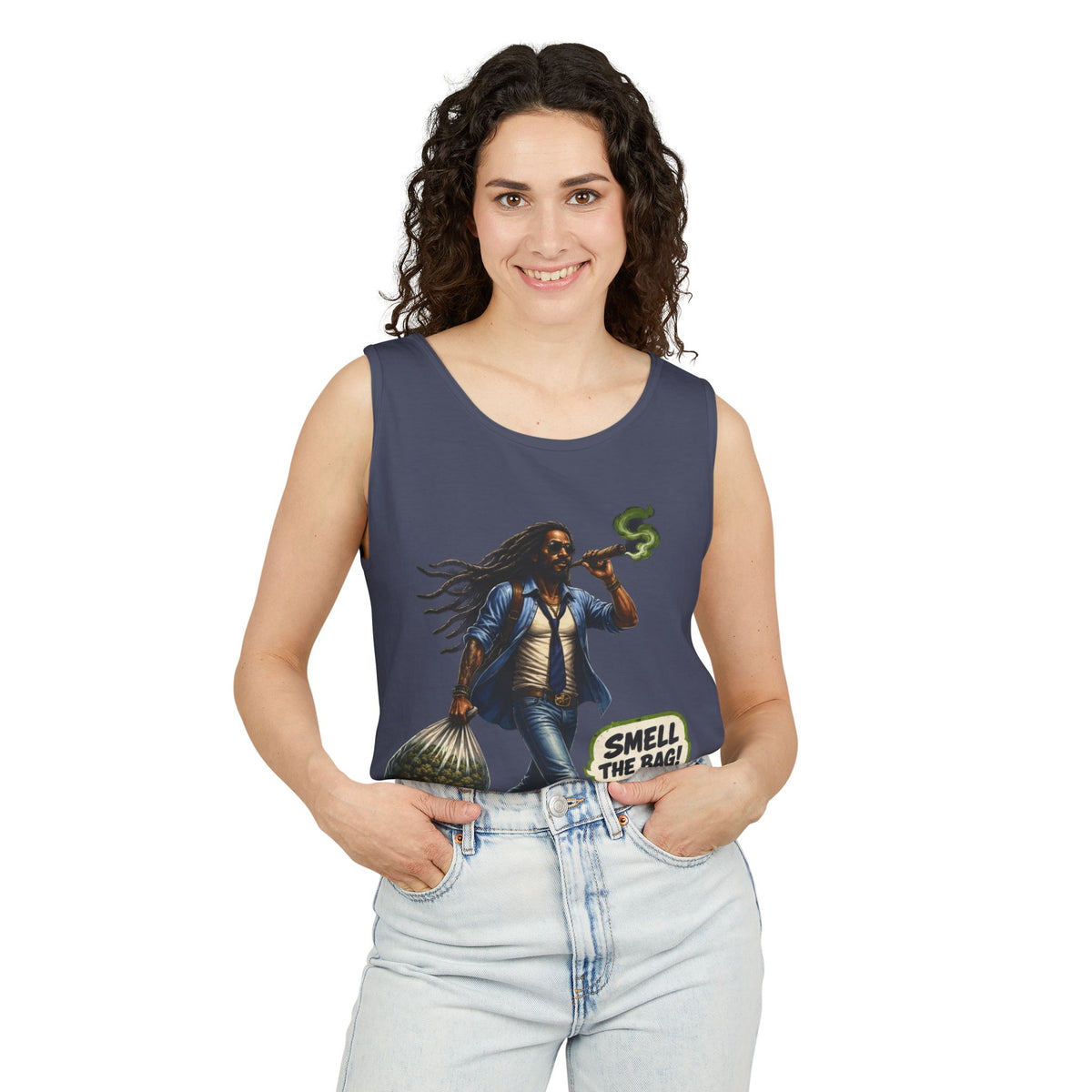 Smell The Bag | Rasta Guy Tank
