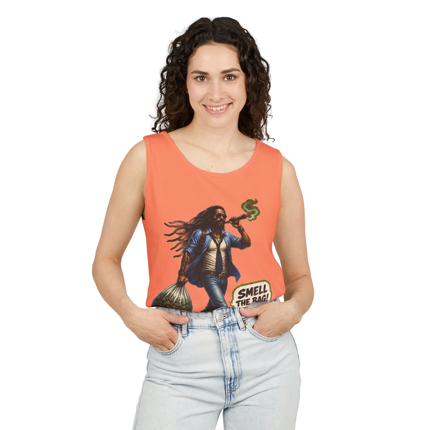 Smell The Bag | Rasta Guy Tank