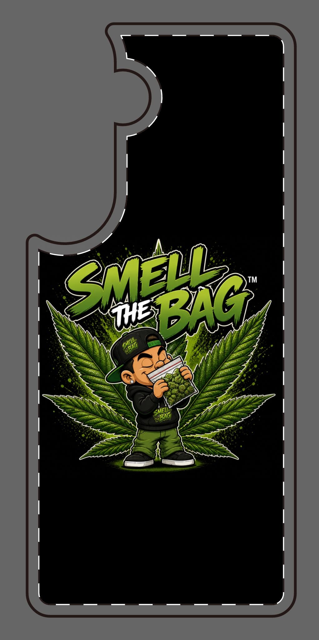 Smell The Bag | Funny Stoner Toon Graphic Phone Cases