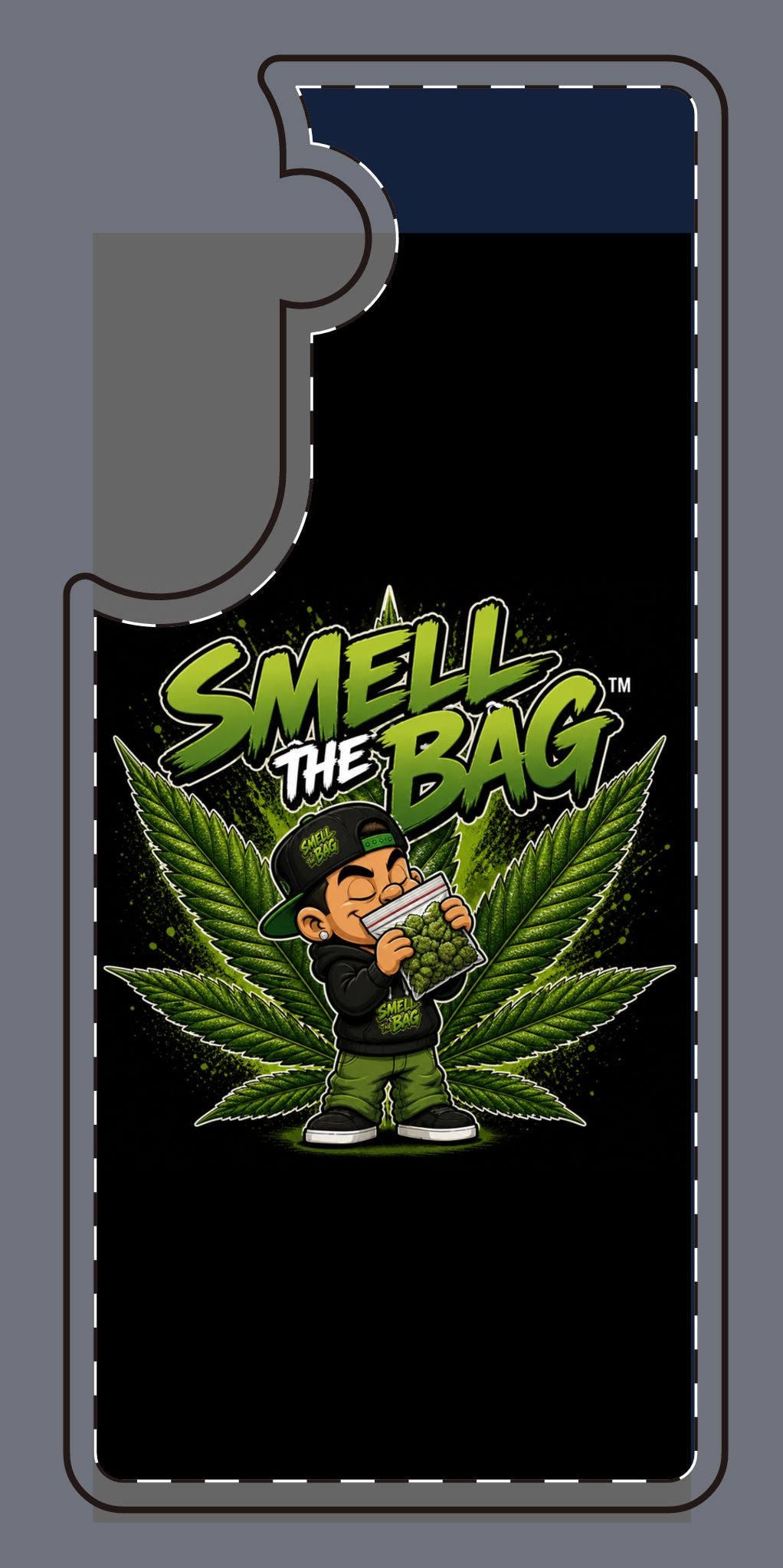 Smell The Bag | Funny Stoner Toon Graphic Phone Cases