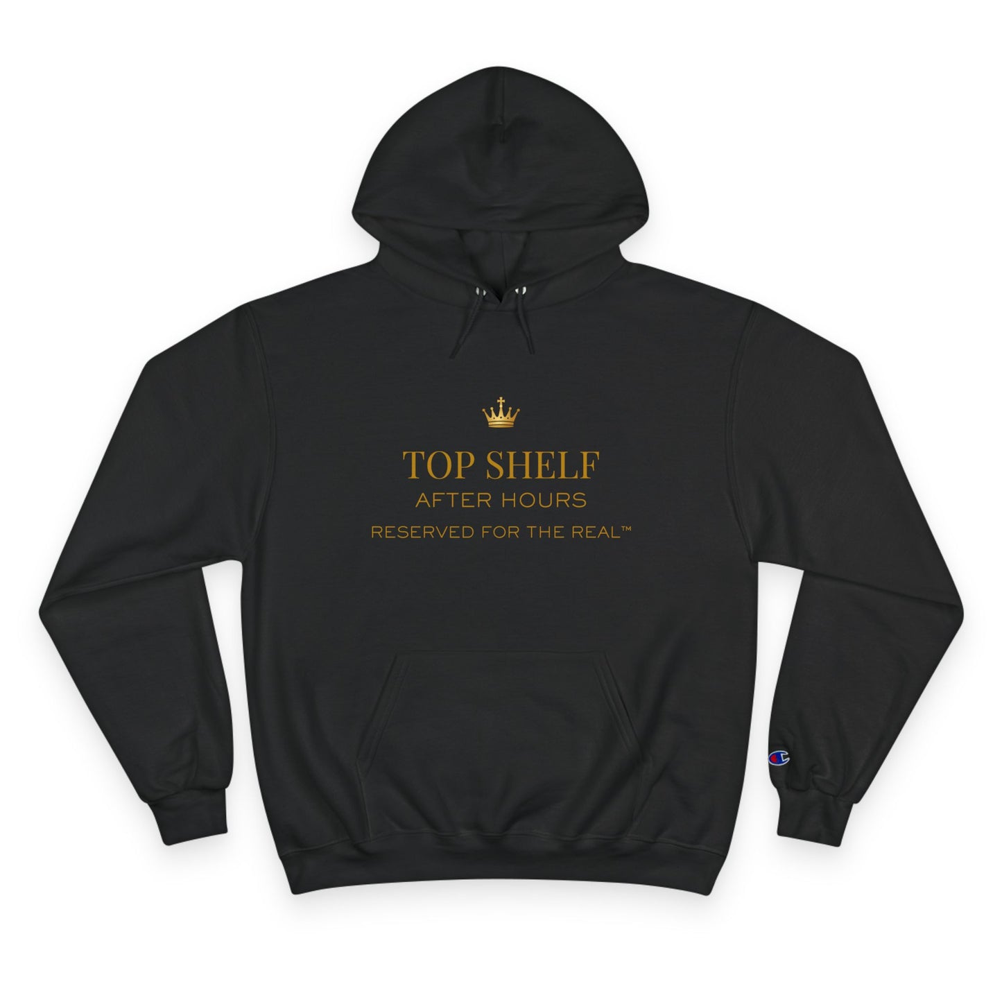 Top Shelf Hoodie — "Top Shelf After Hours" Graphic Champion Hoodie