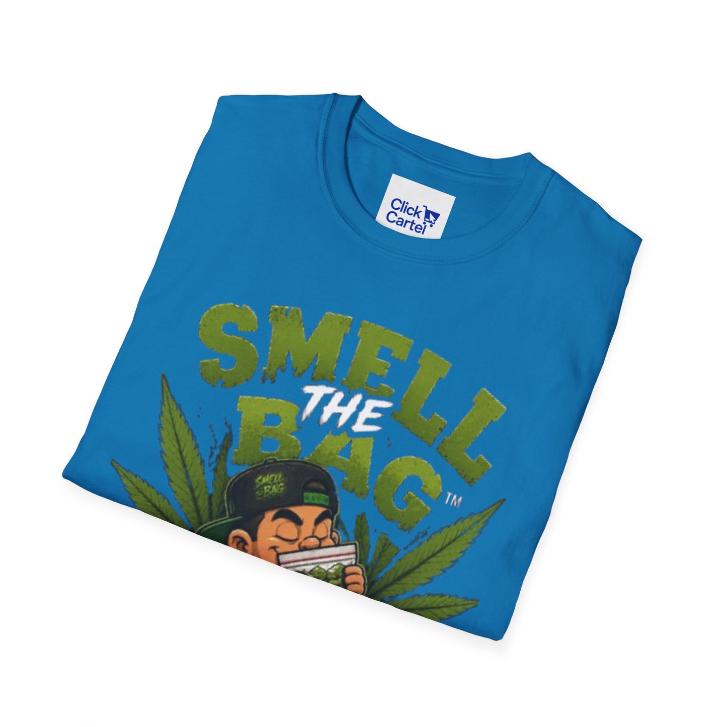 Smell The Bag T-Shirt – Funny Stoner Toon Graphic Tee