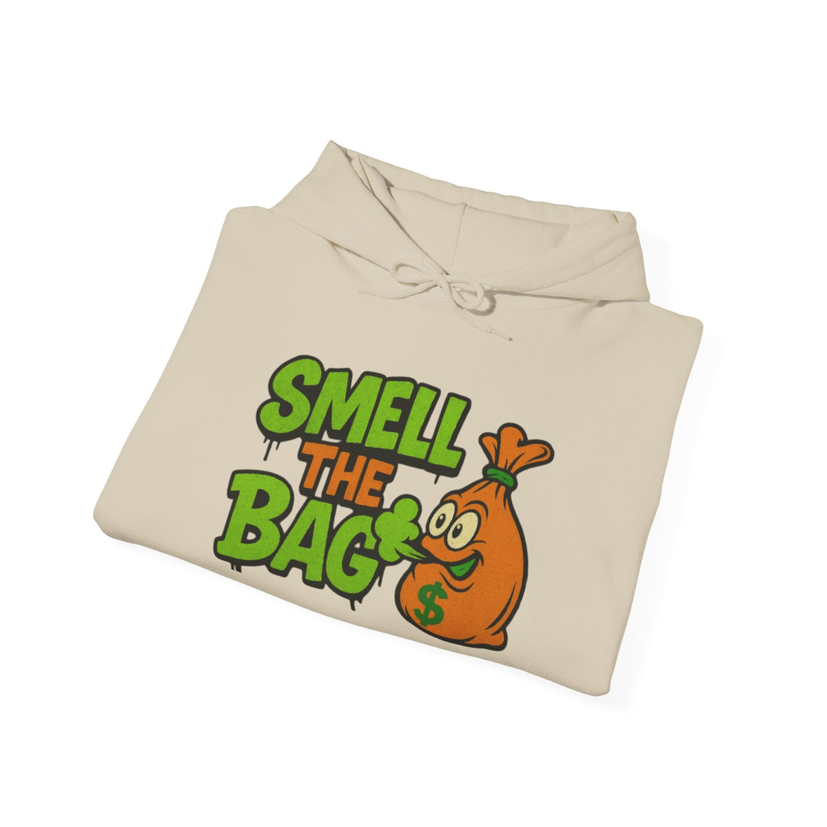 Smell the Bag Unisex Heavy Blend™ Hoodie - Stylish Casual Wear, Perfect Gift for Friends, Streetwear, Cozy Lounge, Urban Fashion