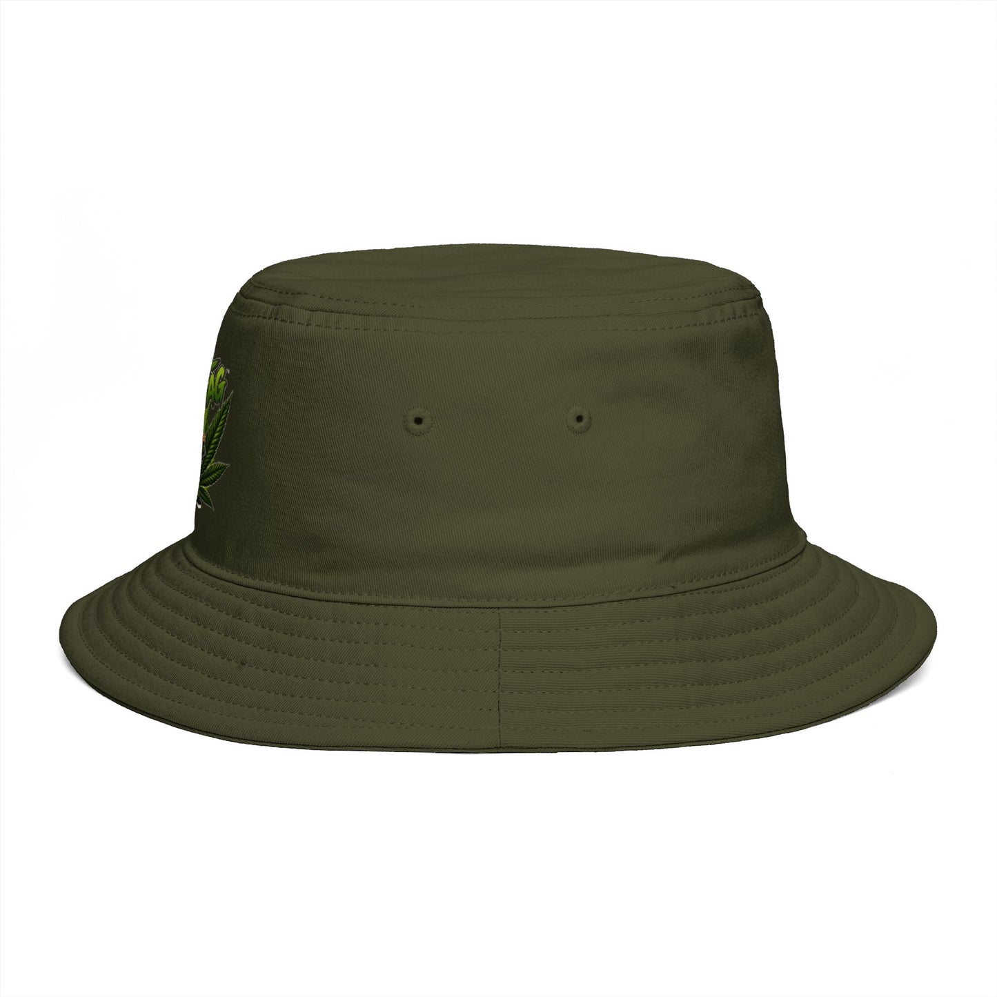 Smell the Bag| Bucket Cannabis Funny Toon Leaf Hat