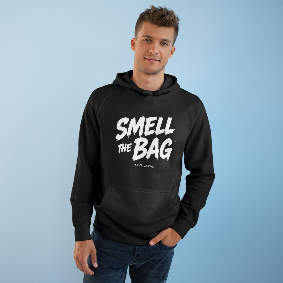 Smell The Bag Hoodie — Streetwear Money Graphic Pullover